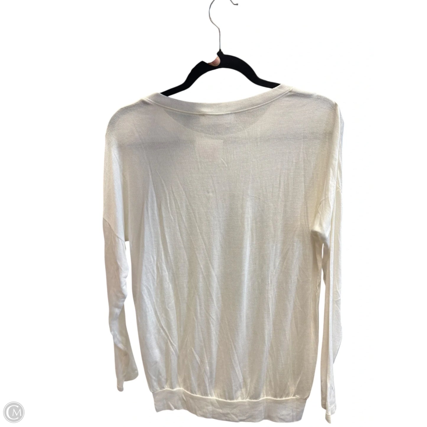 Top Long Sleeve By Double Zero In Blue, Size: L