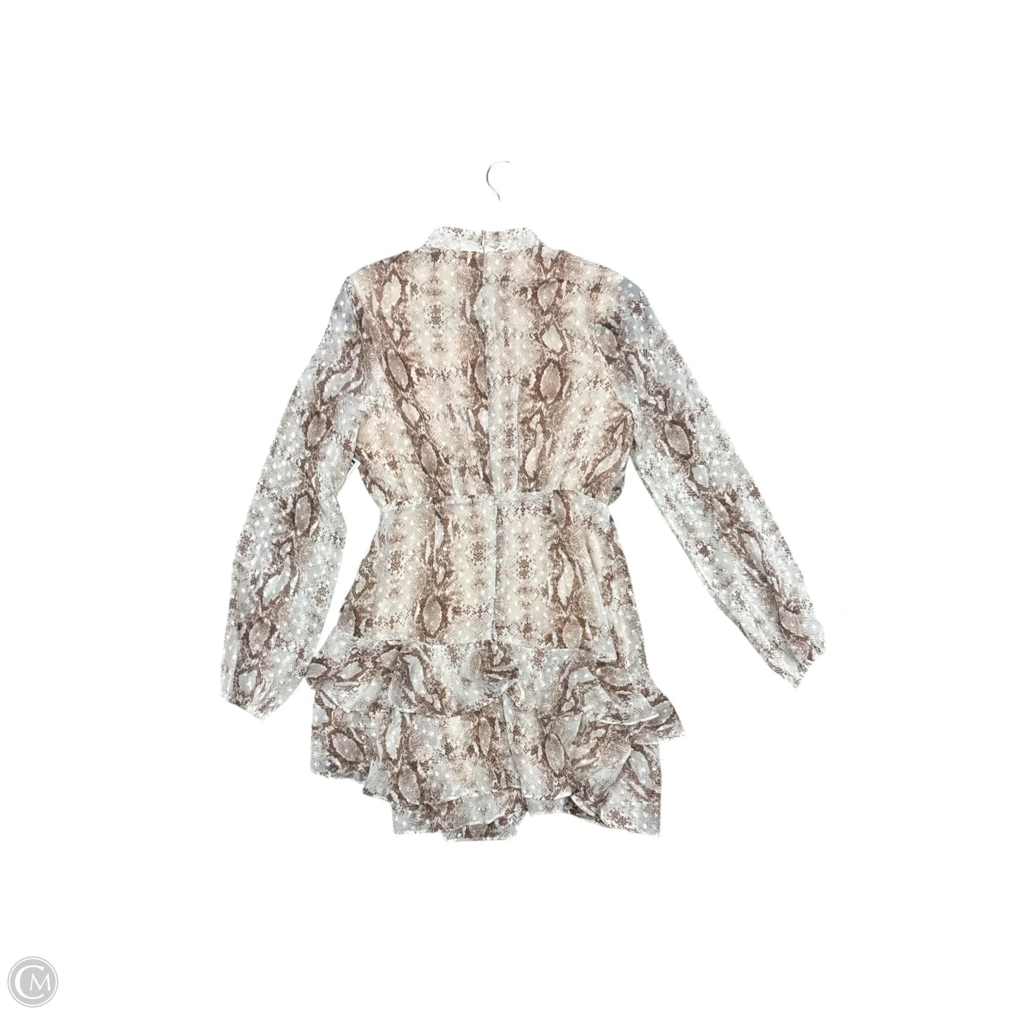 Dress Casual Short By Clothes Mentor In Snakeskin Print, Size: S