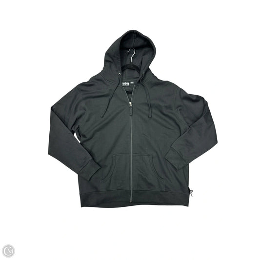 Sweatshirt Hoodie By Clothes Mentor In Black, Size: L