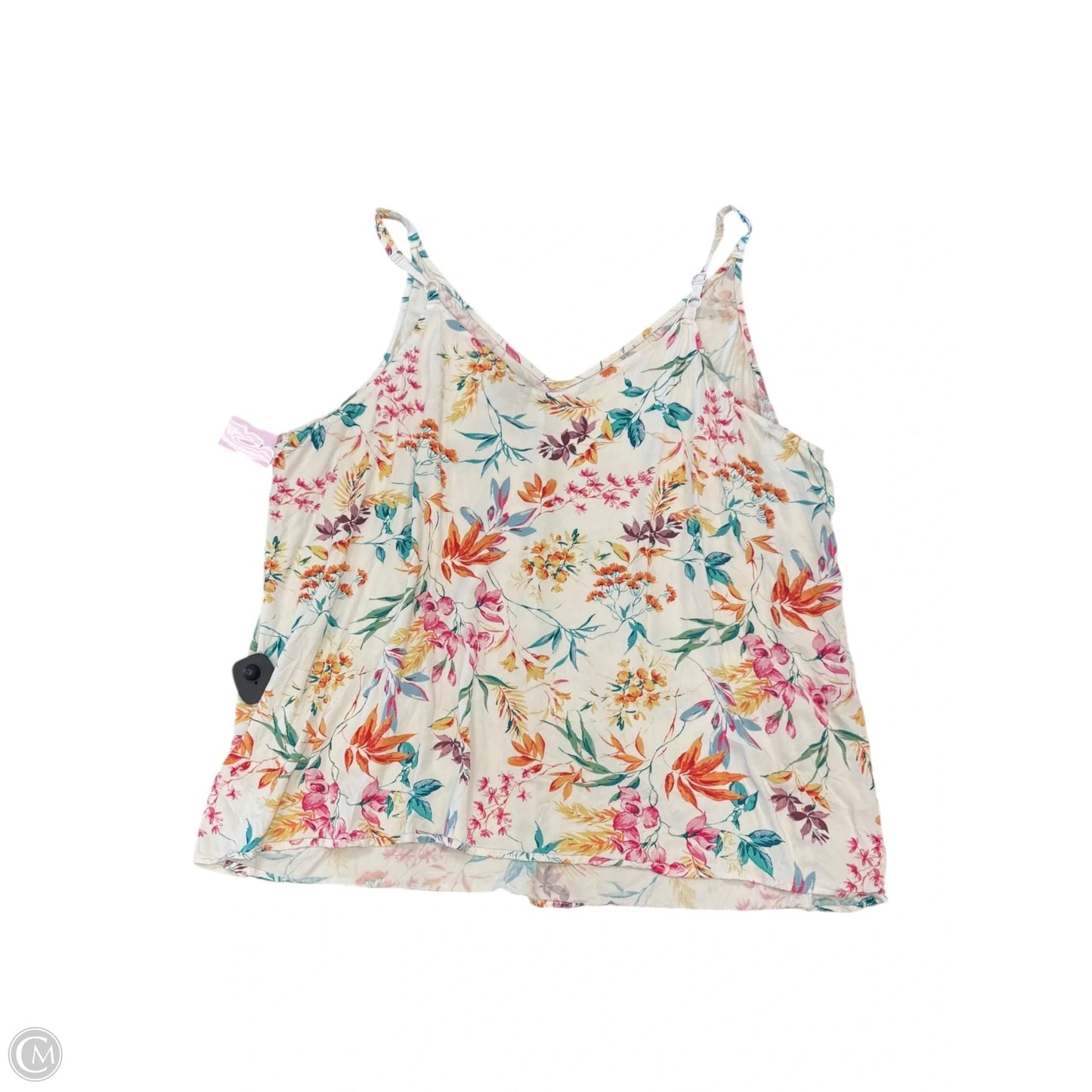 Top Sleeveless By Torrid In Floral Print, Size: 3x
