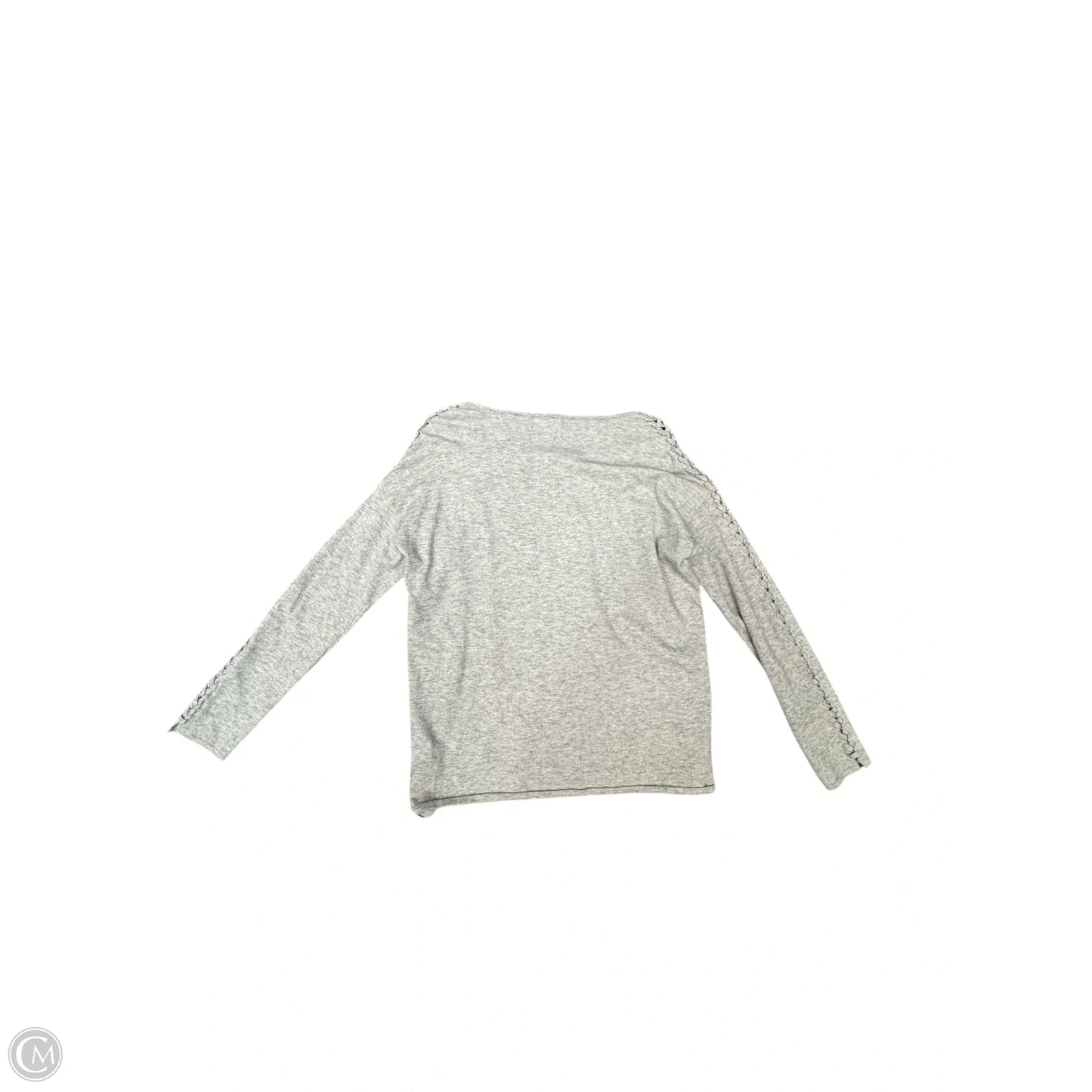 Top Long Sleeve By Clothes Mentor In Grey, Size: L