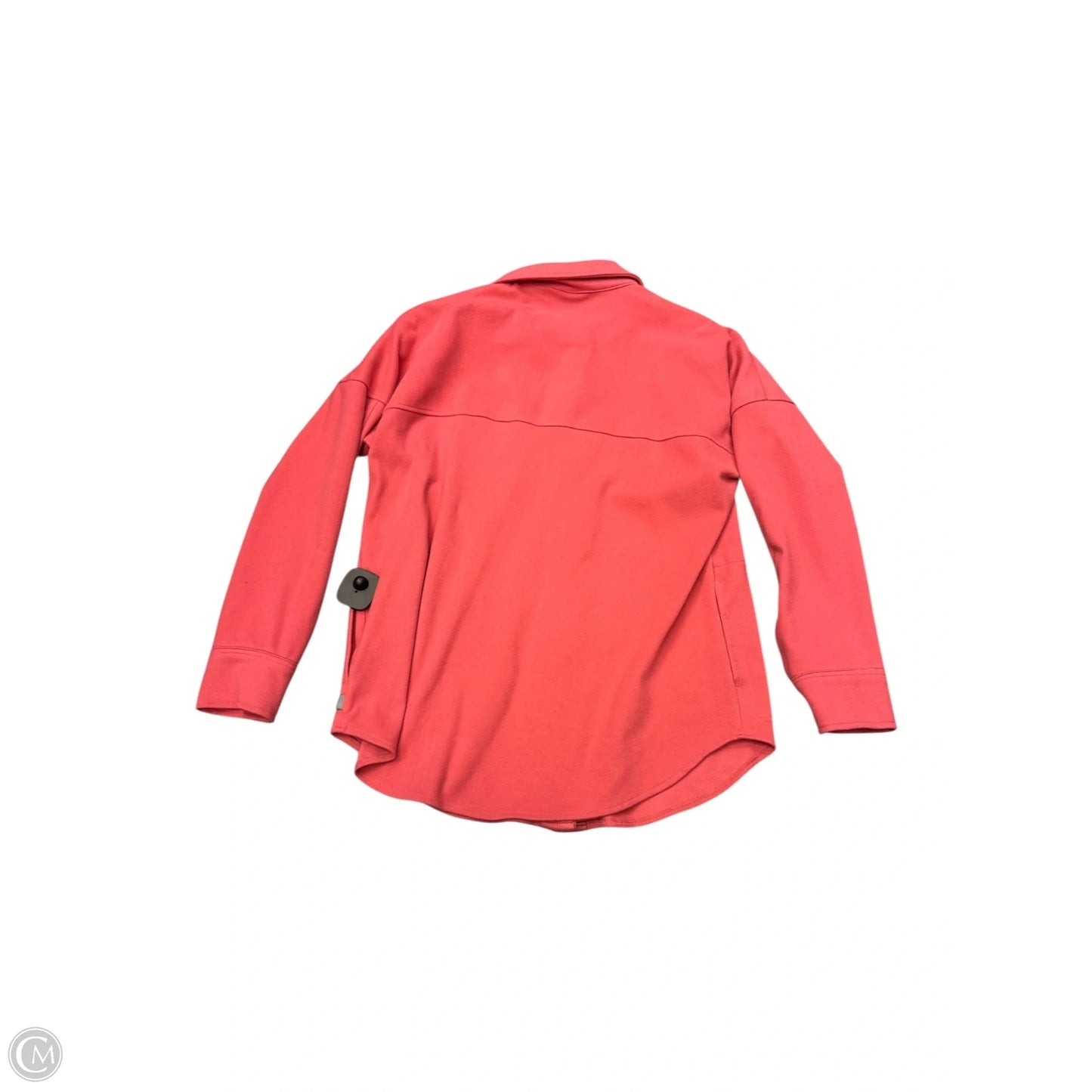 Jacket Shirt By Mondetta In Coral, Size: S