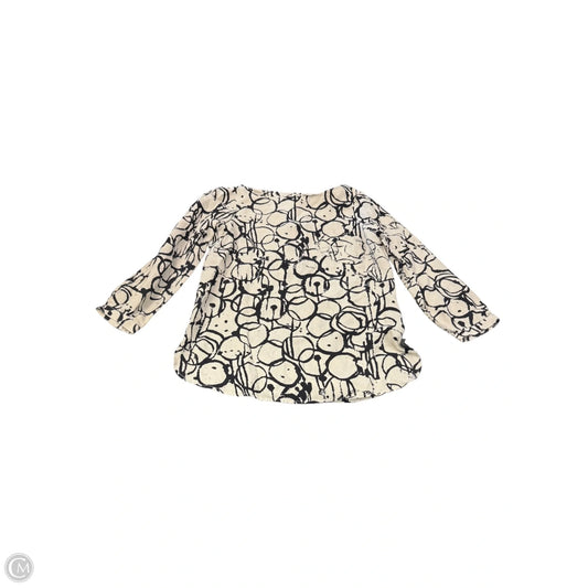 Top Long Sleeve By Clothes Mentor In Cream, Size: L