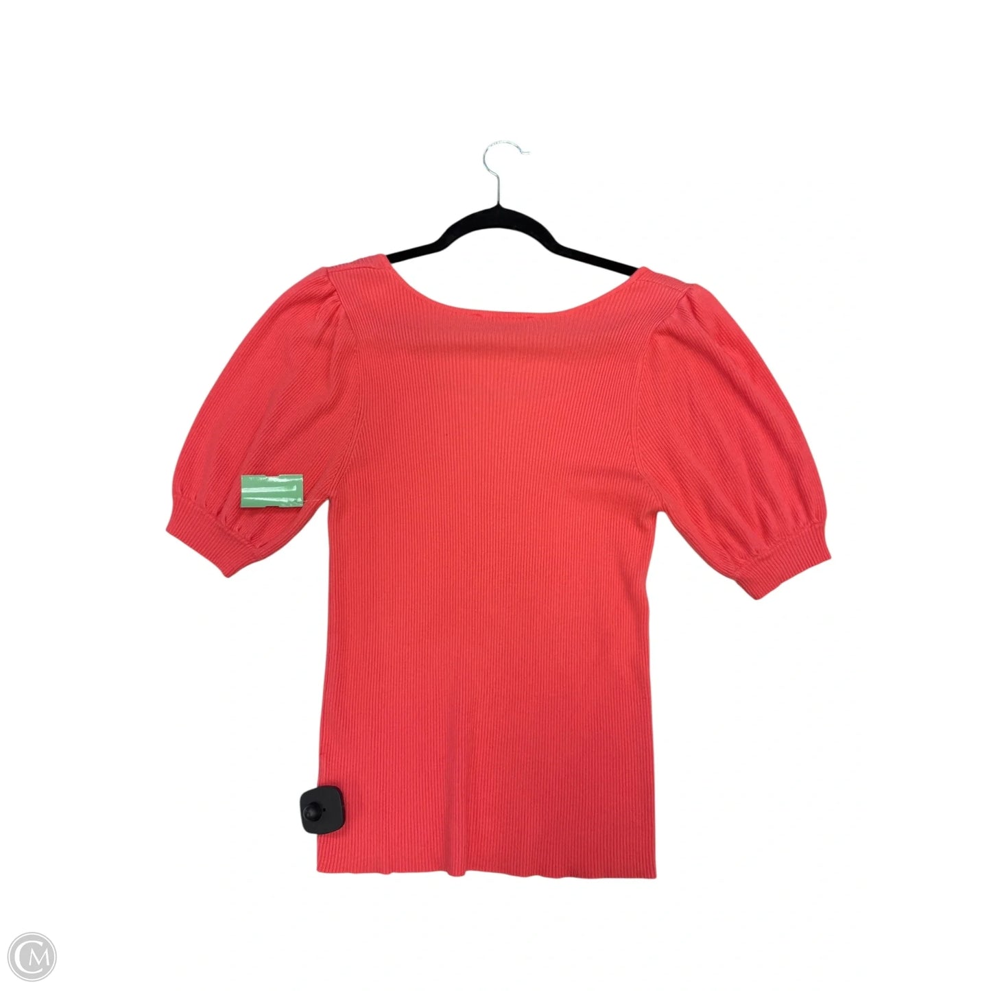 Top Short Sleeve By Leela & Lavender In Coral, Size: L