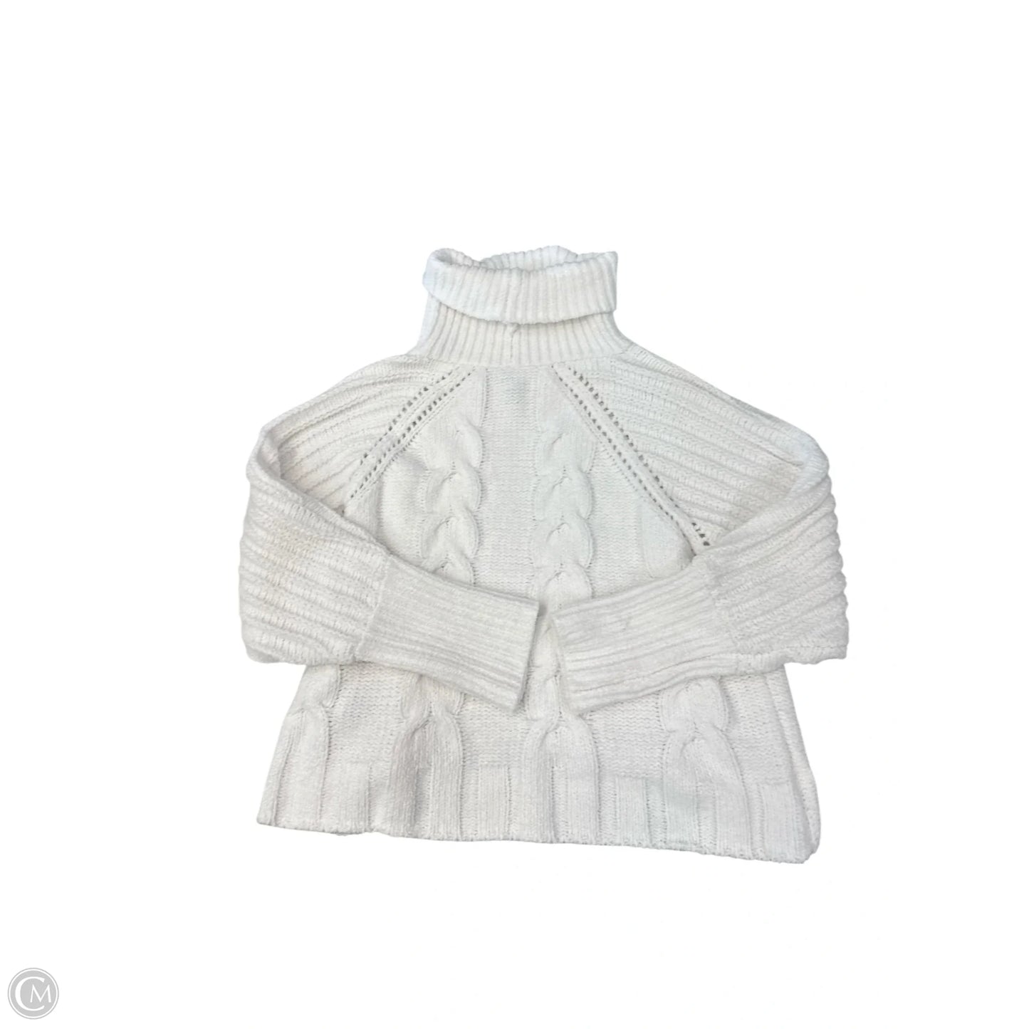 Sweater By Clothes Mentor In White, Size: S