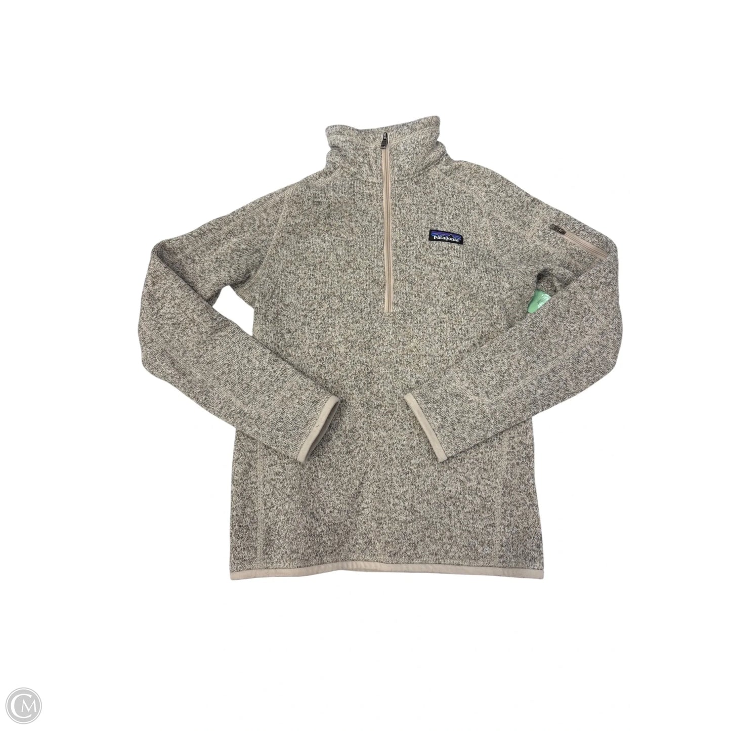 Sweatshirt Collar By Patagonia In Tan, Size: Xs
