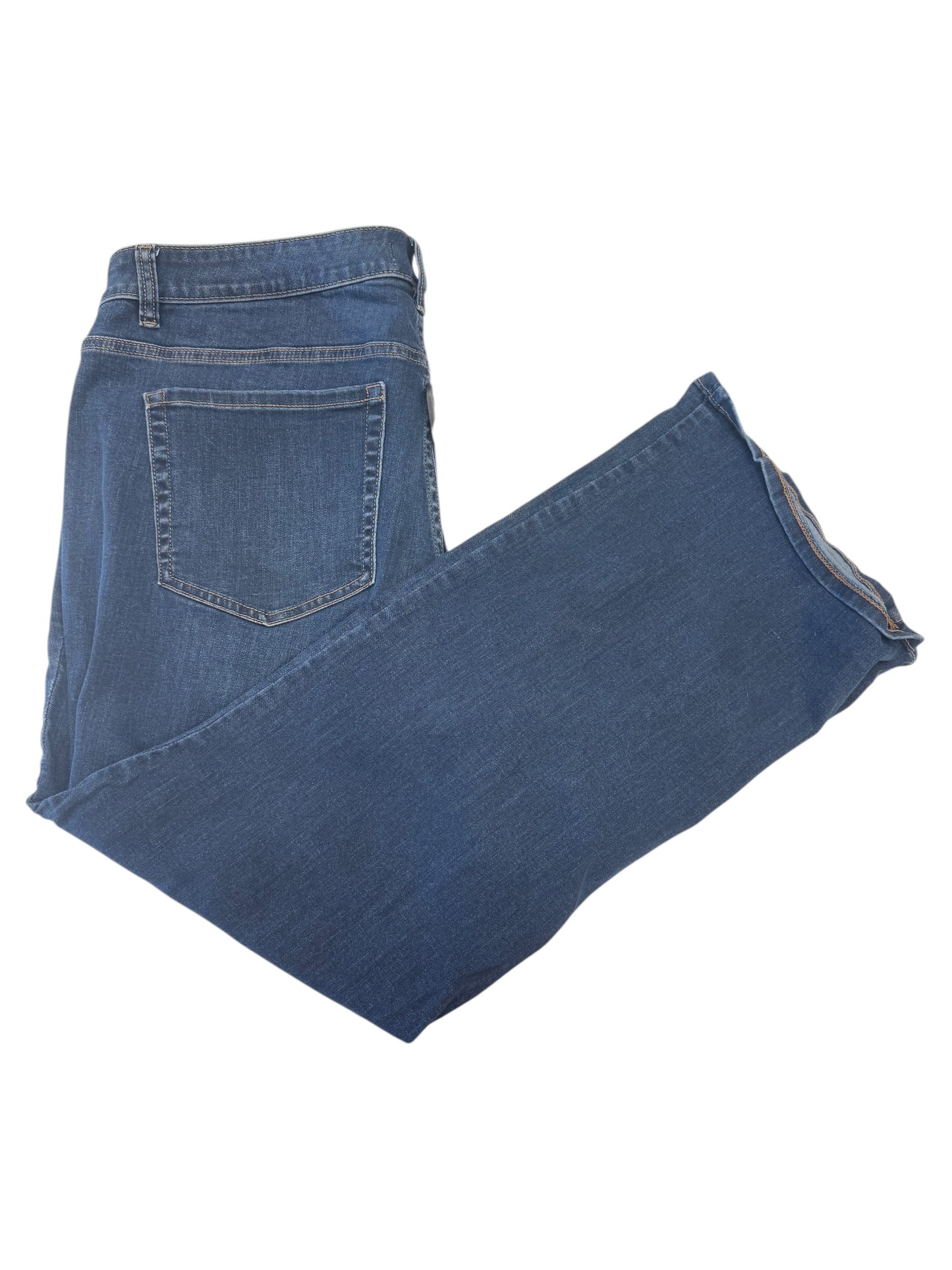 Jeans Wide Leg By Lane Bryant In Blue Denim, Size: 22
