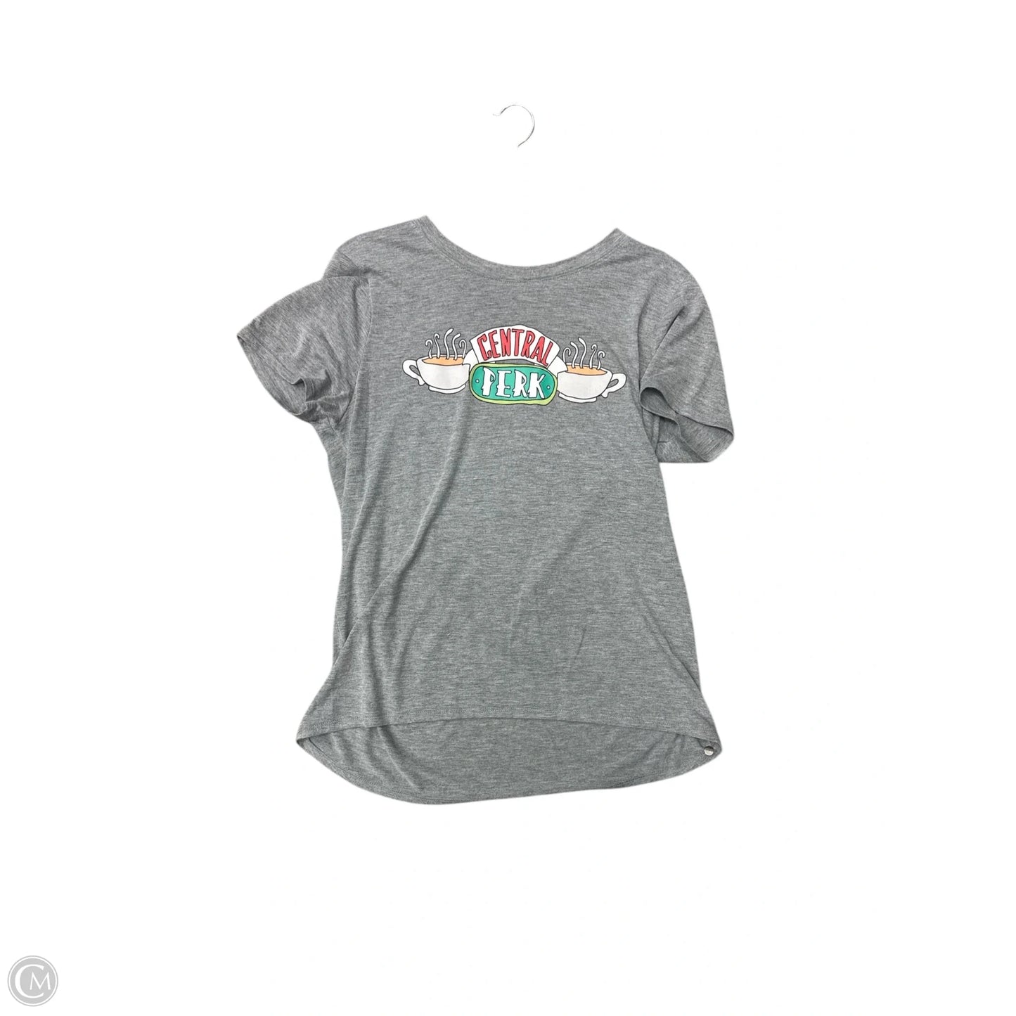 Top Short Sleeve By Cmc In Grey, Size: Xl