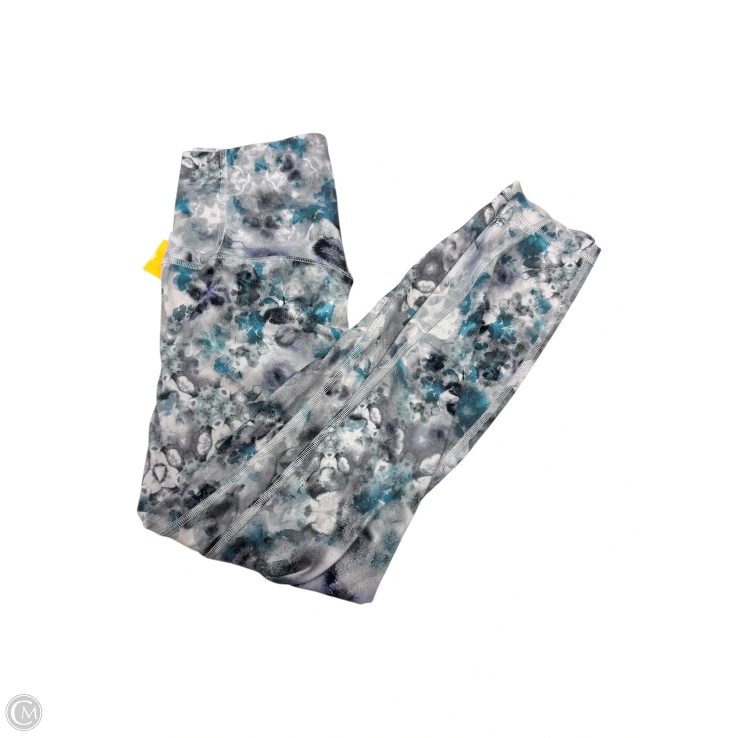 Athletic Leggings By Lululemon In Blue & Grey, Size: S