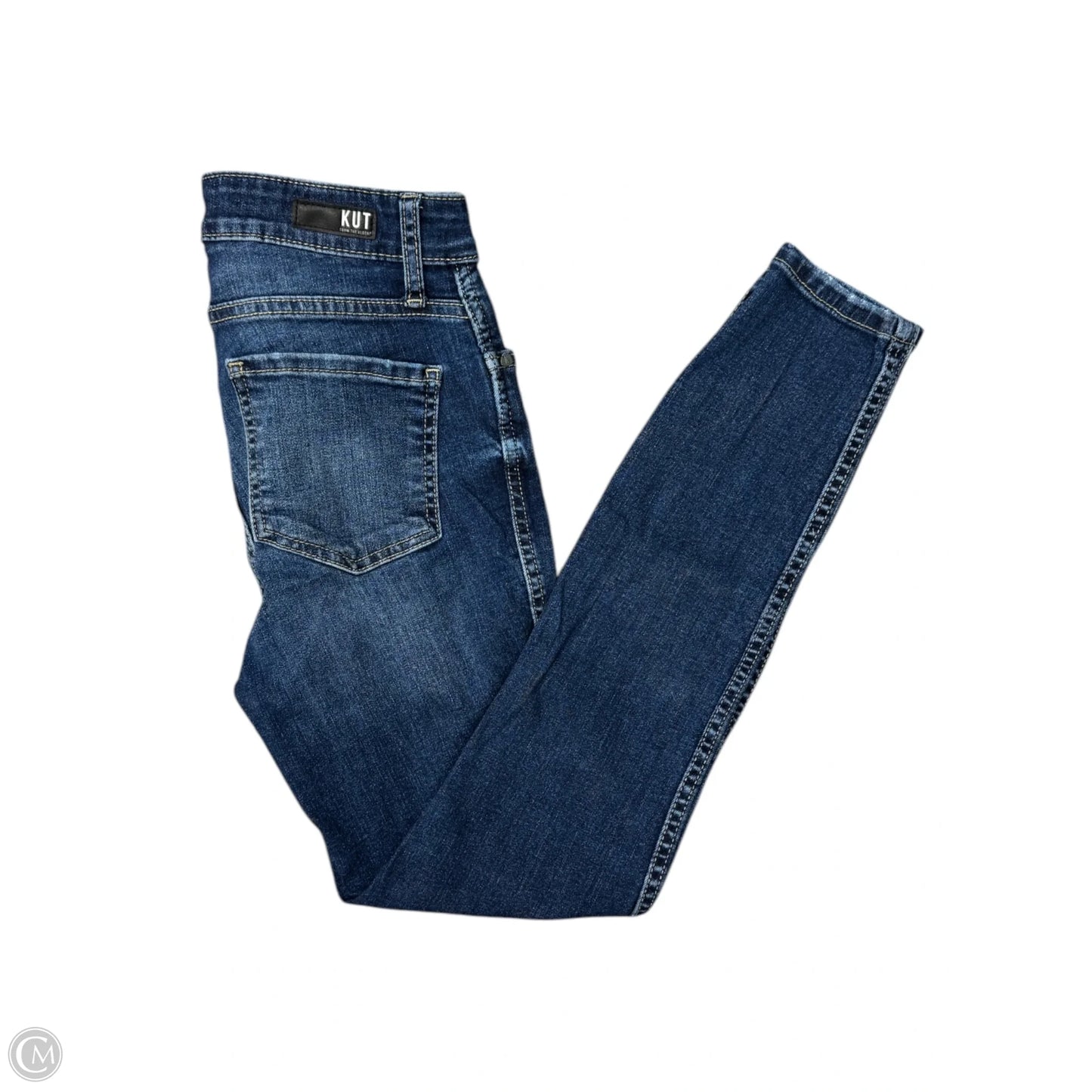 Jeans Skinny By Kut In Blue Denim, Size: 0