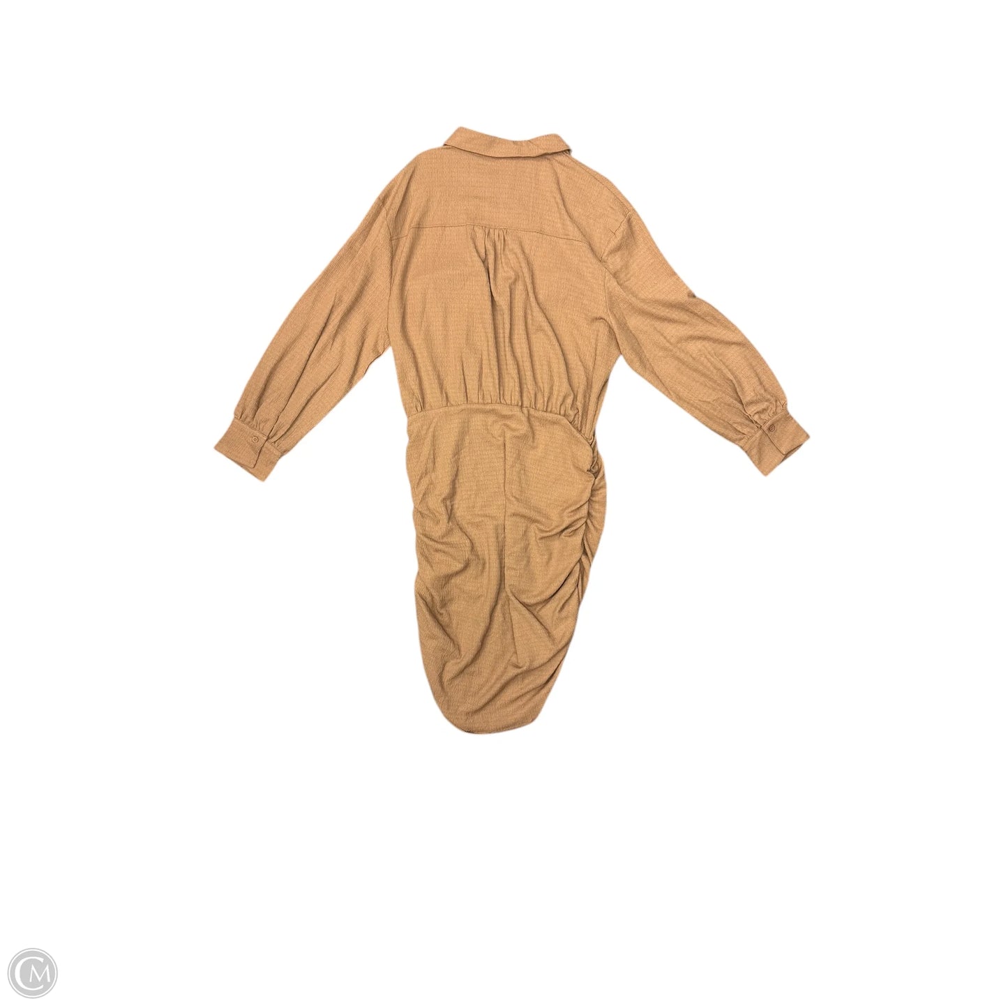 Dress Casual Midi By Fashion Nova In Tan, Size: 20