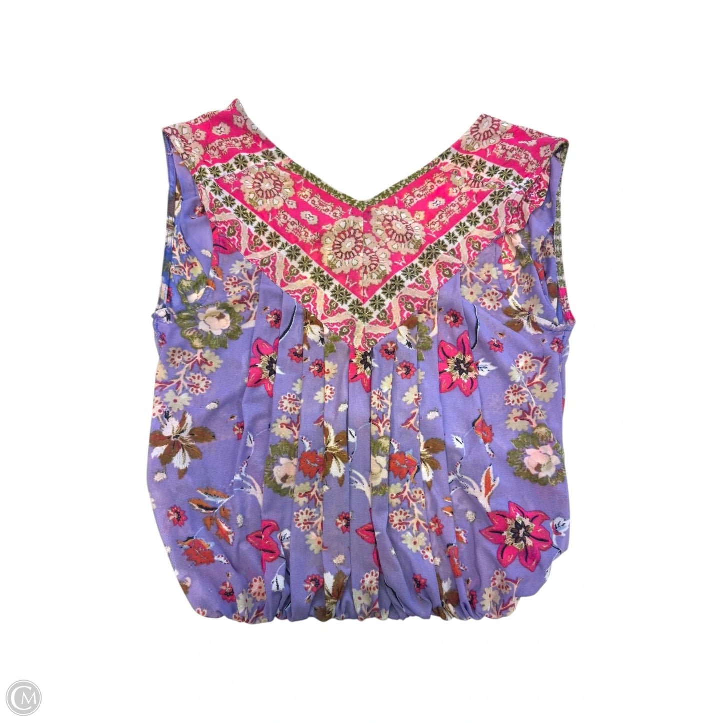 Top Sleeveless By Free People In Purple, Size: Xs