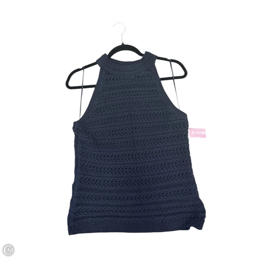 Top Sleeveless By Banana Republic In Navy, Size: L