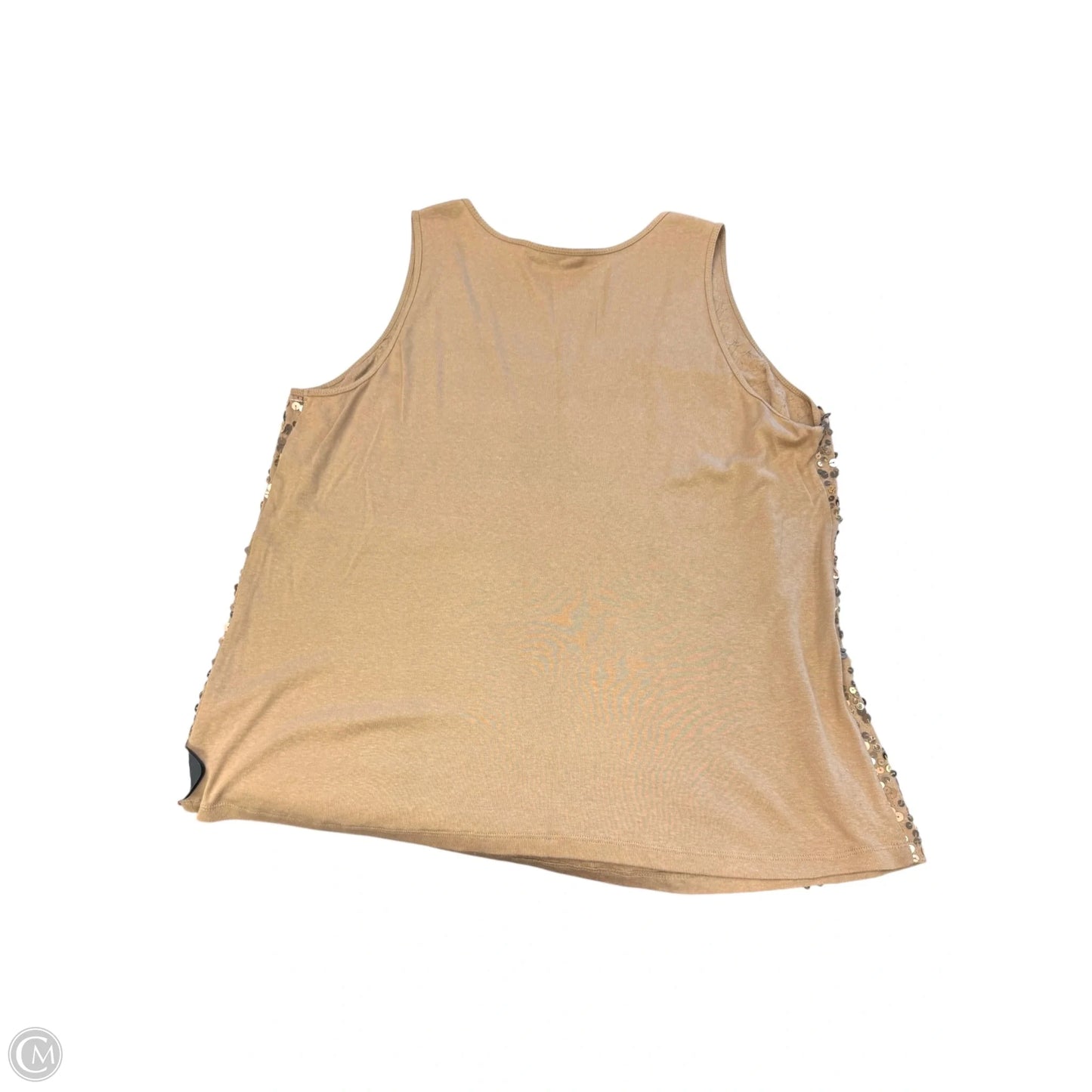 Tank Top By Apt 9 In Beige, Size: 1x