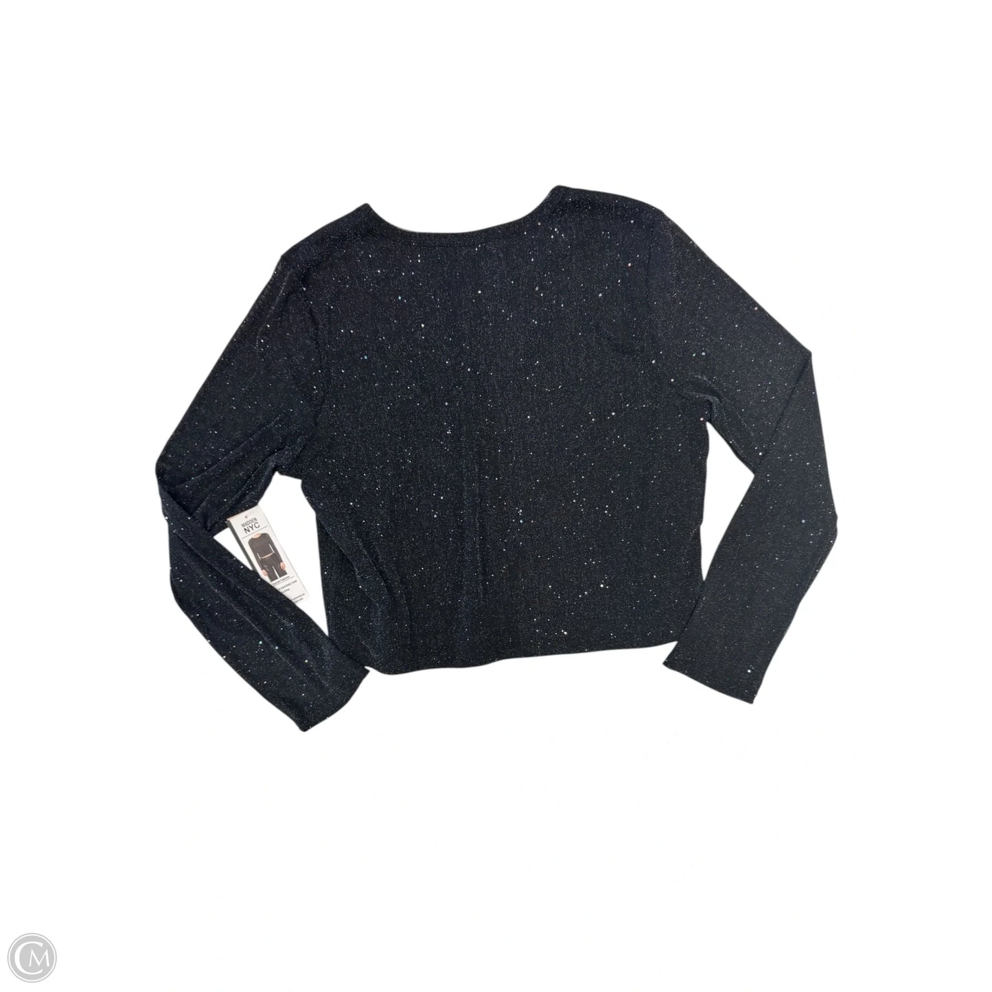 Top Long Sleeve By Madden Nyc In Black, Size: 1x