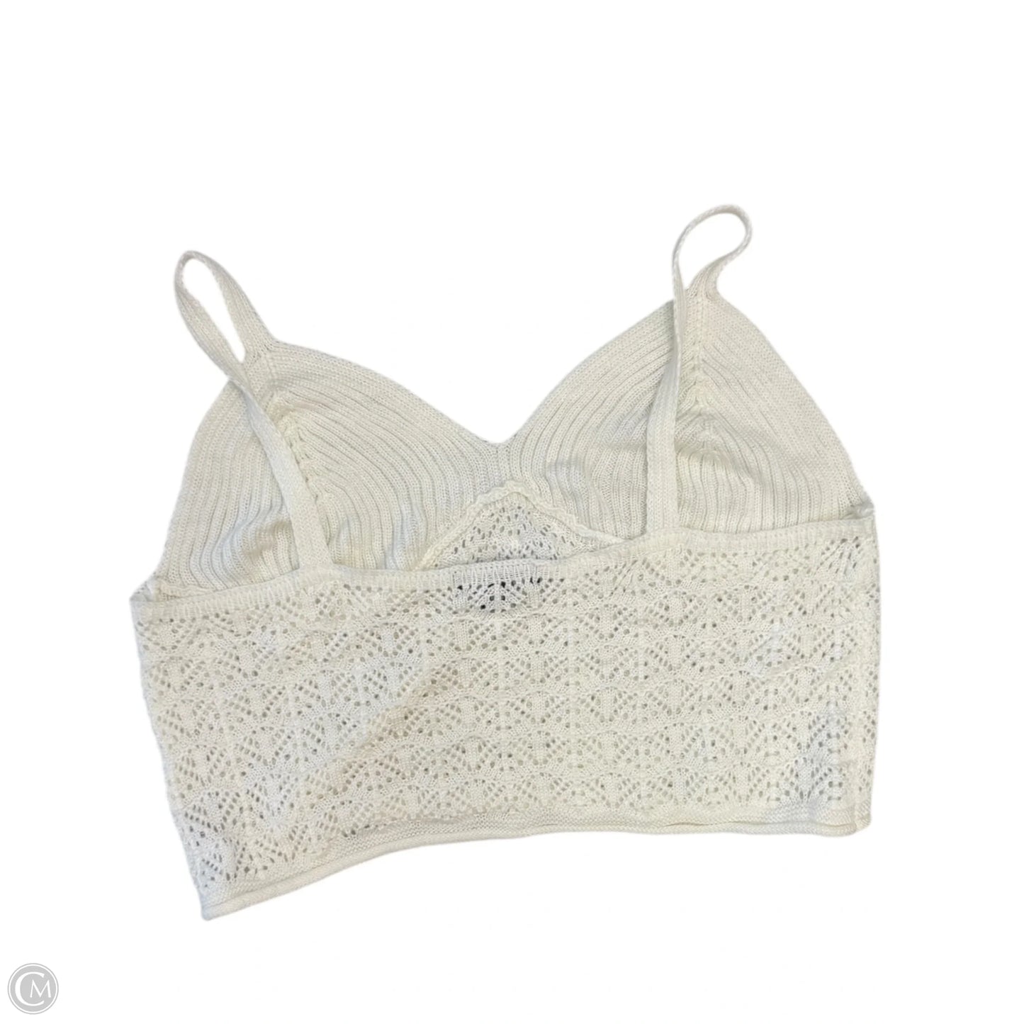 Tank Top By Forever 21 In Cream, Size: 3x