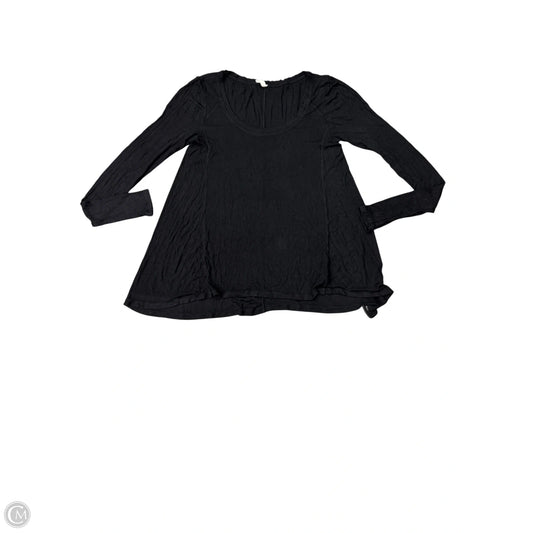 Top Long Sleeve By Free People In Black, Size: S