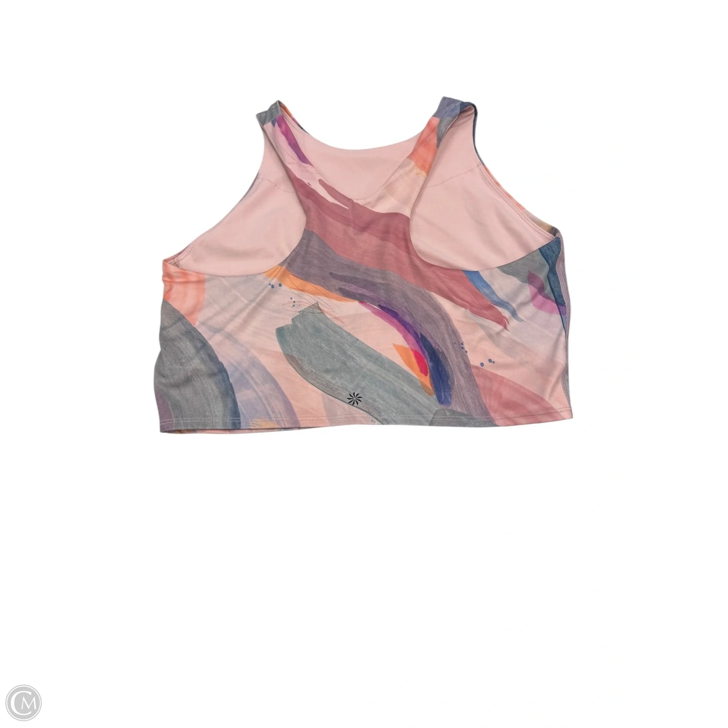 Athletic Bra By Athleta In Multi-colored, Size: Xl