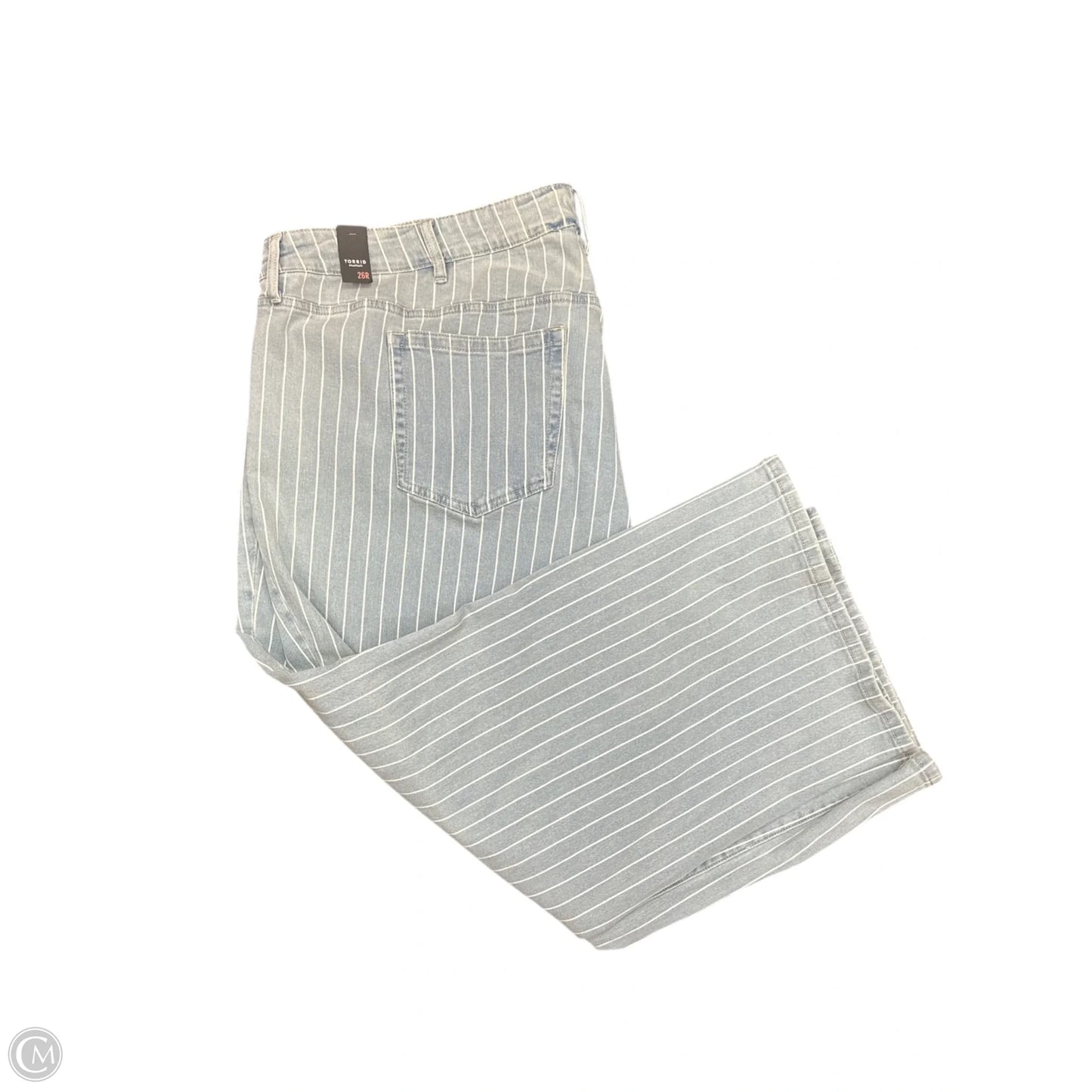 Jeans Wide Leg By Torrid In Blue Denim, Size: 26