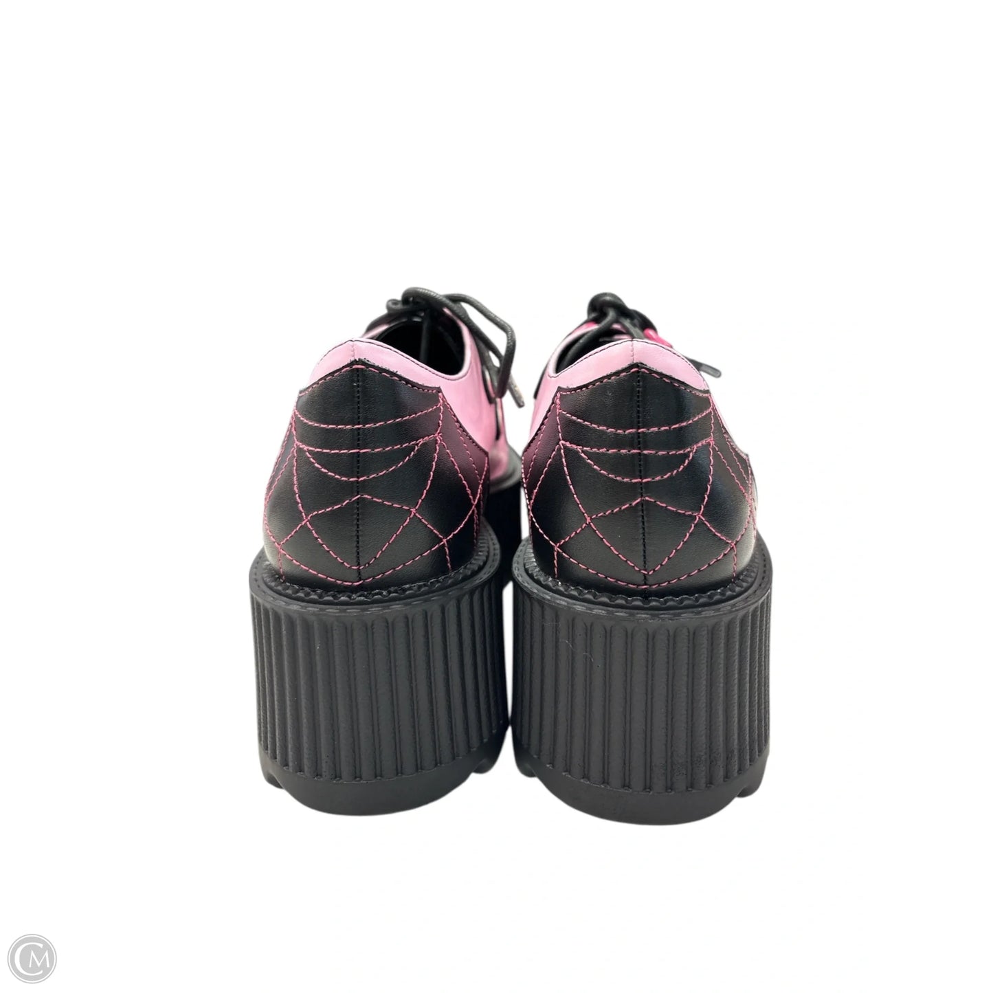 Shoes Sneakers Platform By Cmc In Black & Pink, Size: 9