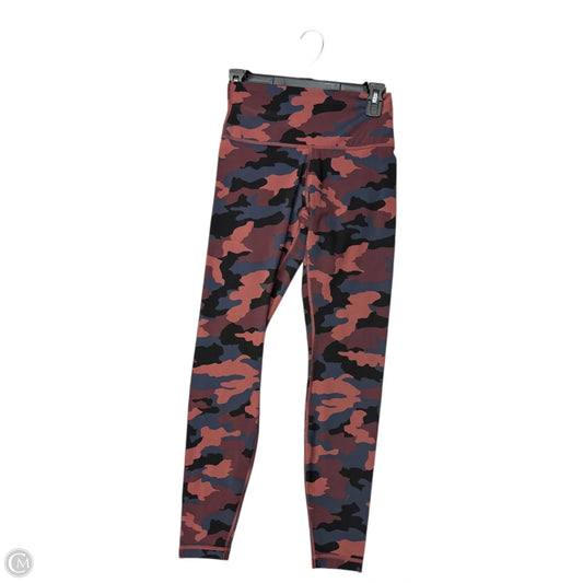 Athletic Leggings By Lululemon In Camouflage Print, Size: M