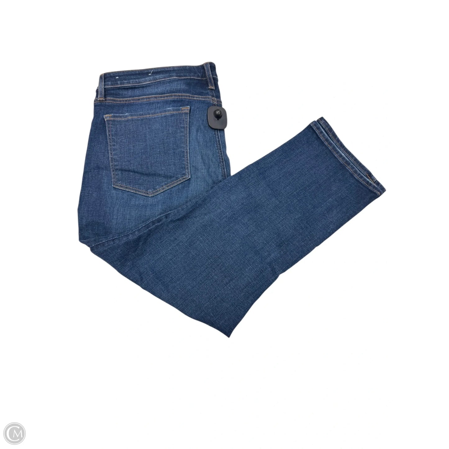 Jeans Straight By Loft In Blue Denim, Size: 12
