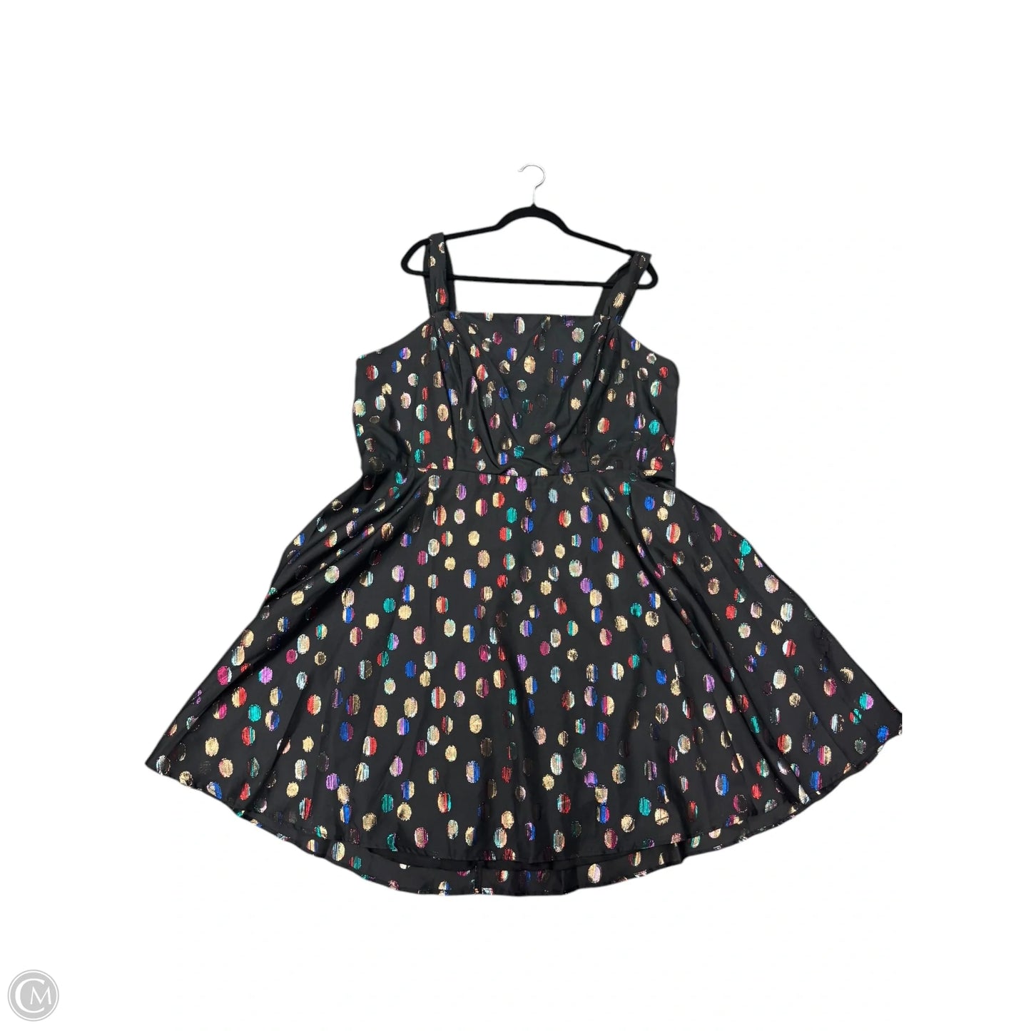 Dress Party Short By Clothes Mentor In Black, Size: 20