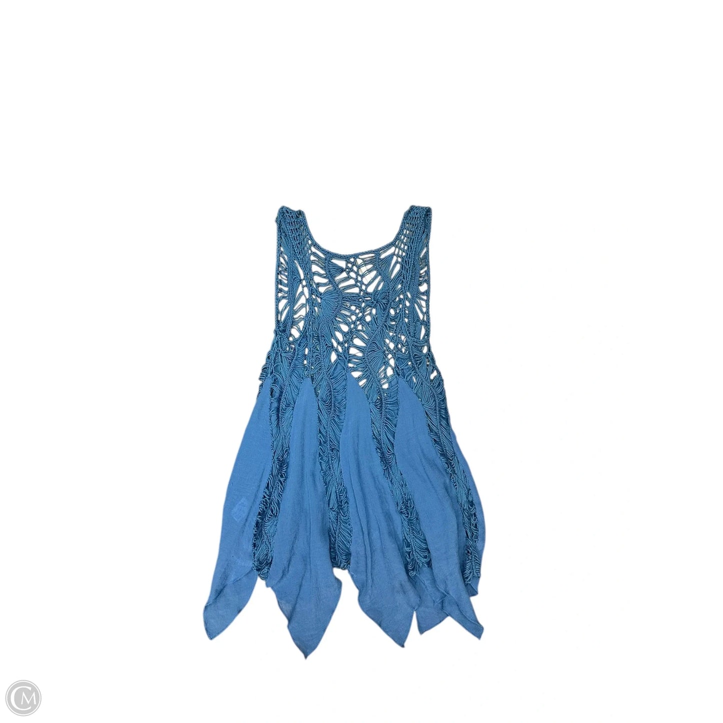 Top Sleeveless By Clothes Mentor In Blue, Size: L