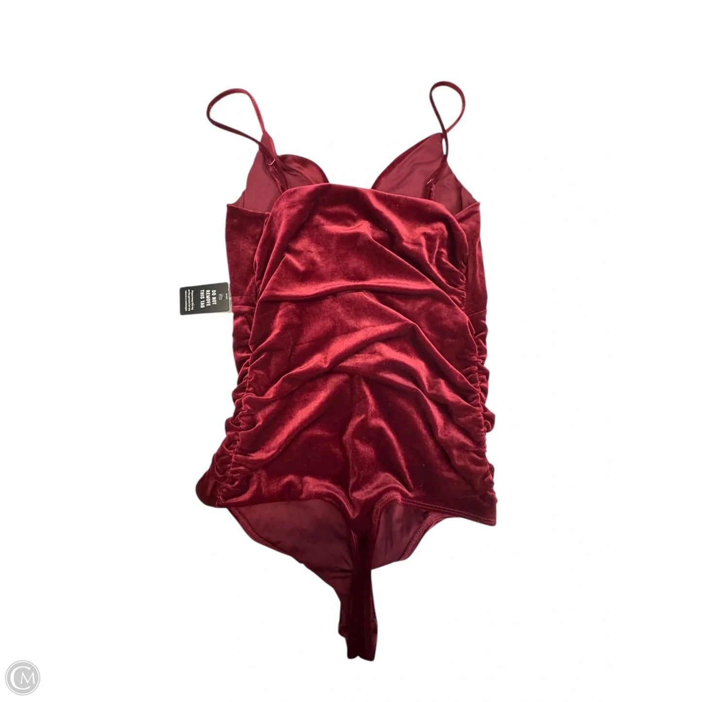 Bodysuit By Express In Maroon, Size: M