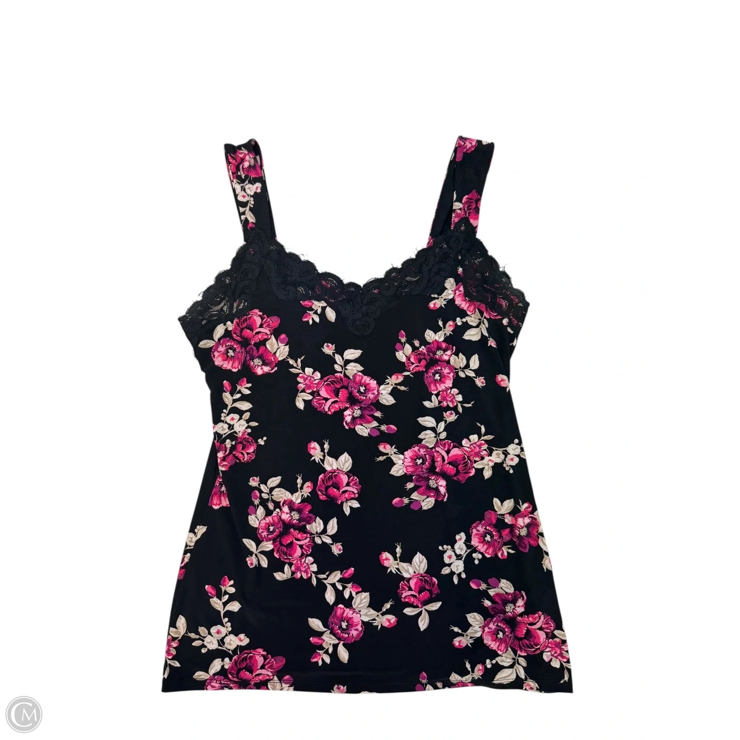 Top Sleeveless By White House Black Market In Black & Pink, Size: M