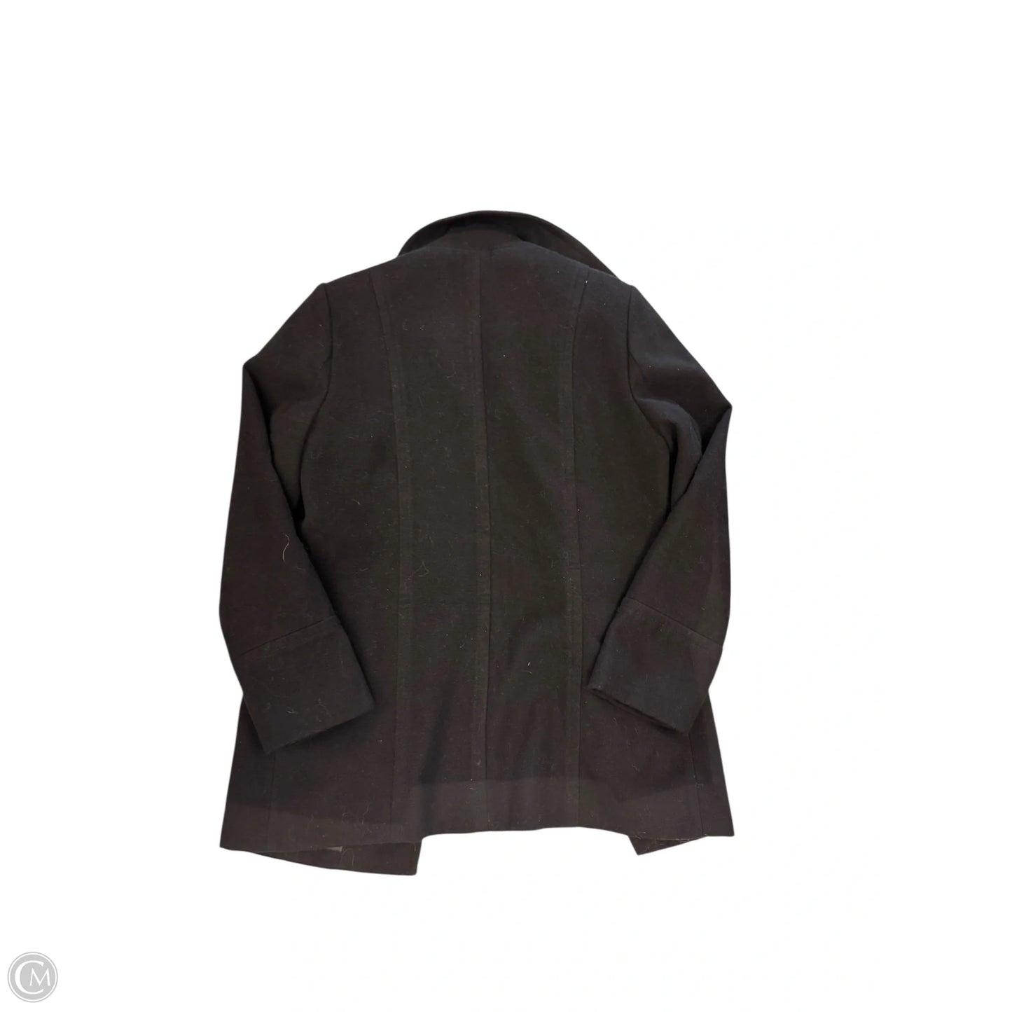 Coat Peacoat By Liz Claiborne In Black, Size: M