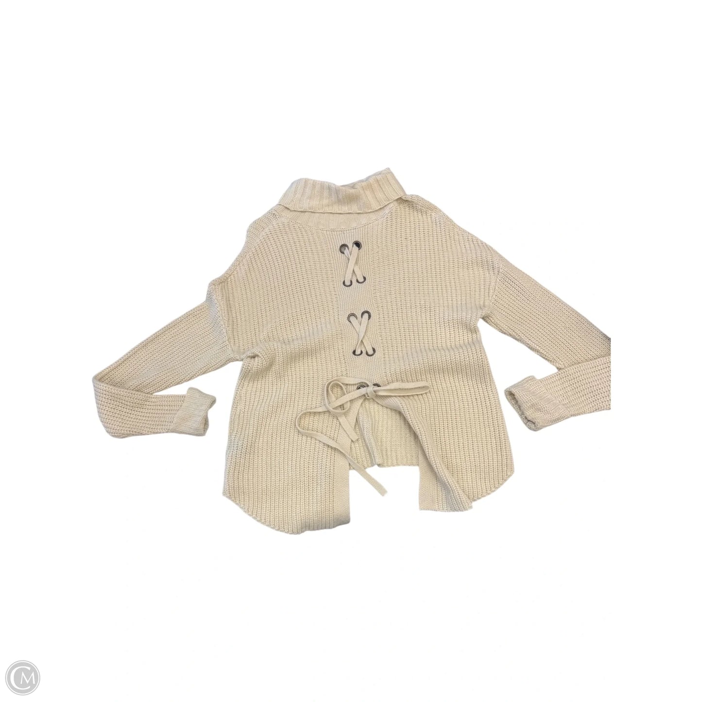 Sweater By Clothes Mentor In Tan, Size: S