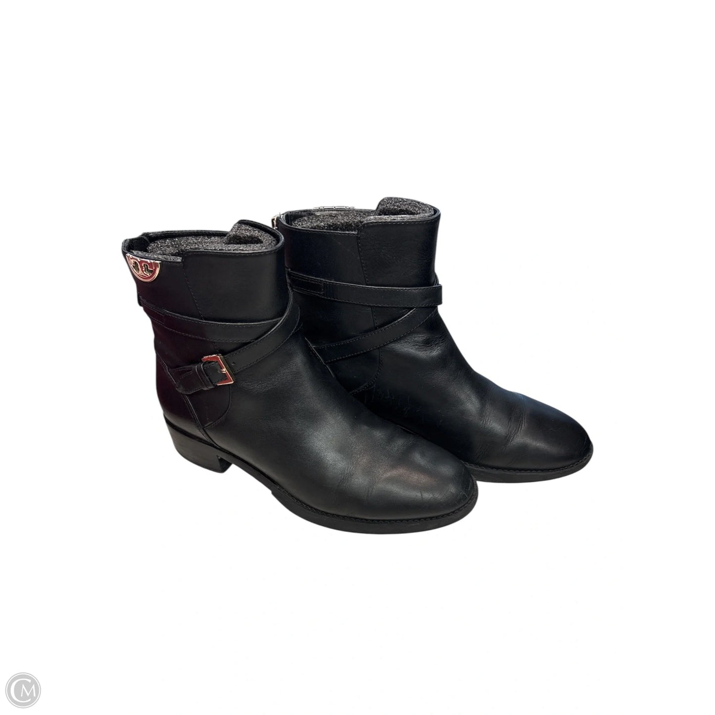 Boots Designer By Tory Burch In Black, Size: 6