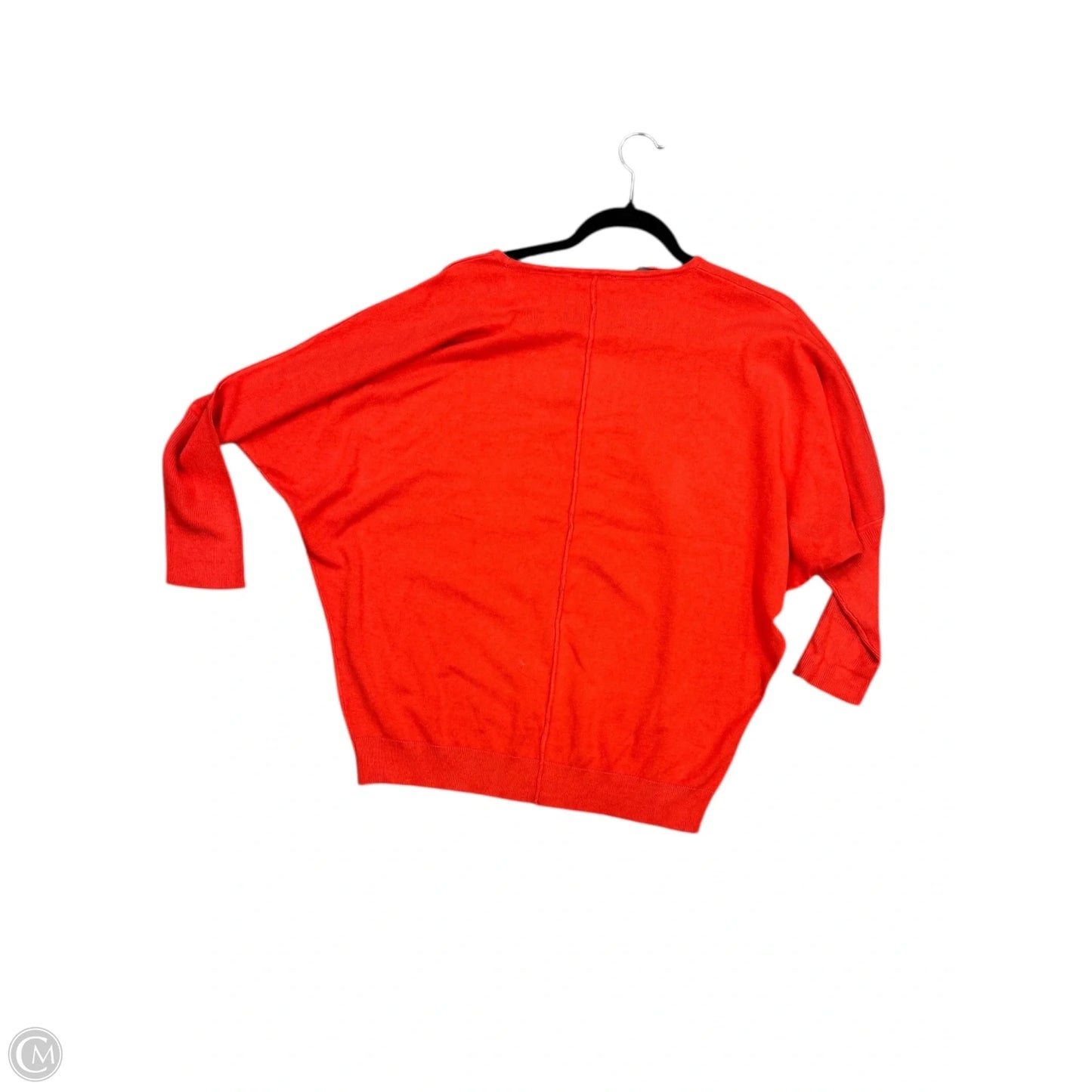 Top Long Sleeve By Cmc In Orange, Size: L