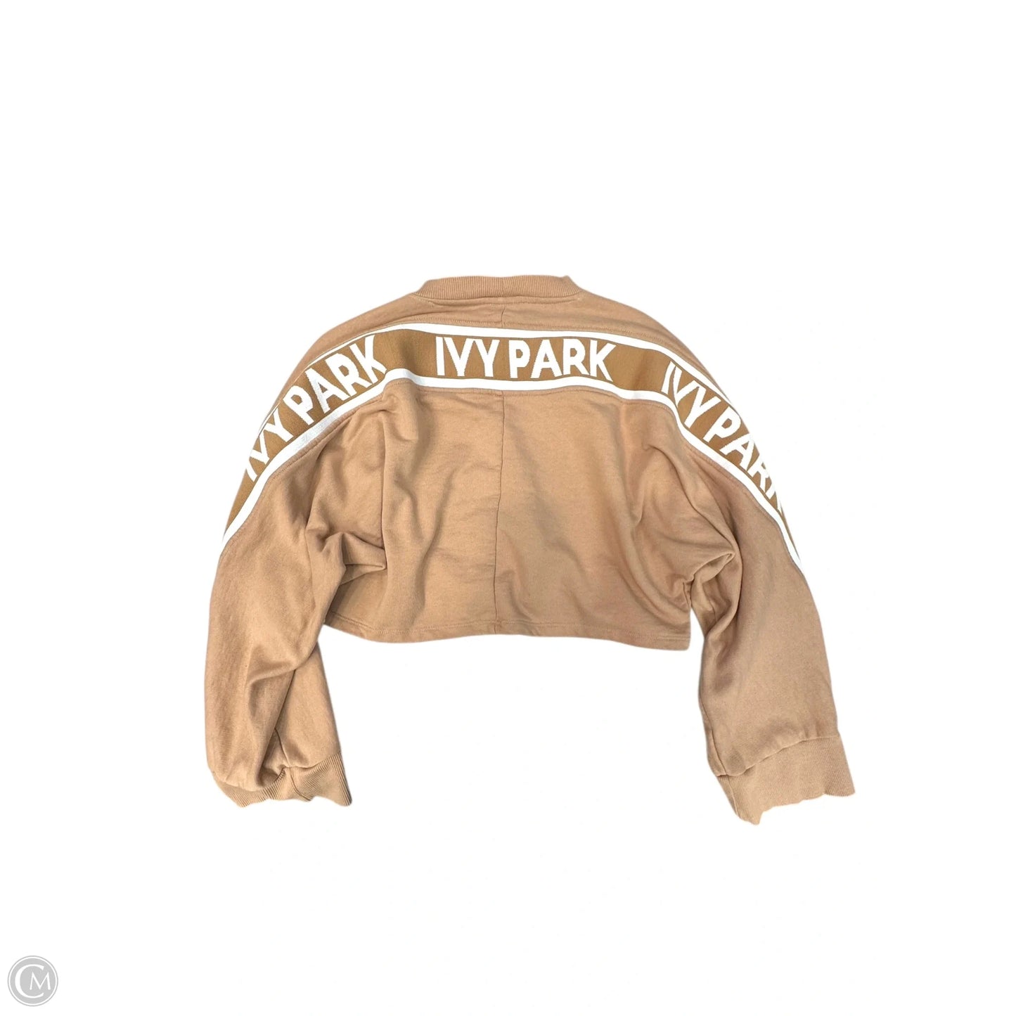 Sweatshirt Crewneck By Ivy Park In Tan, Size: S