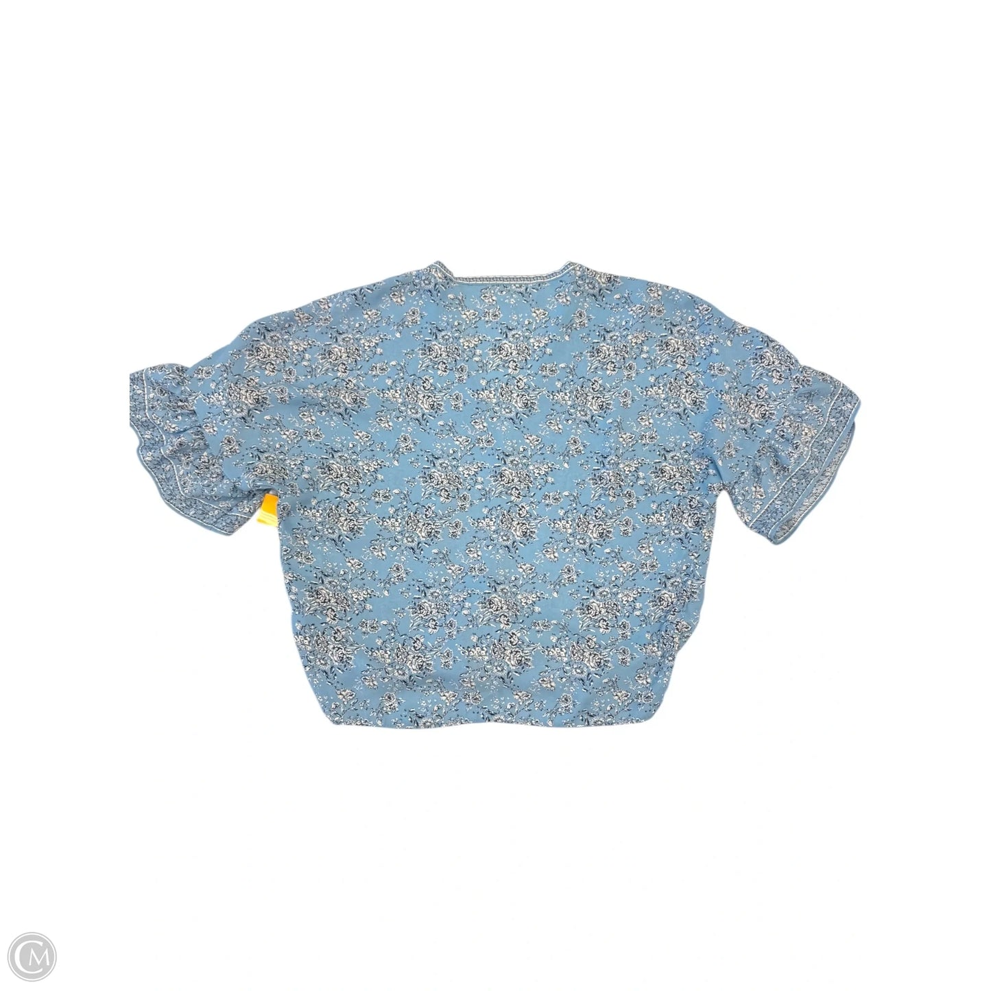 Blouse Short Sleeve By Max Studio In Blue, Size: Xs