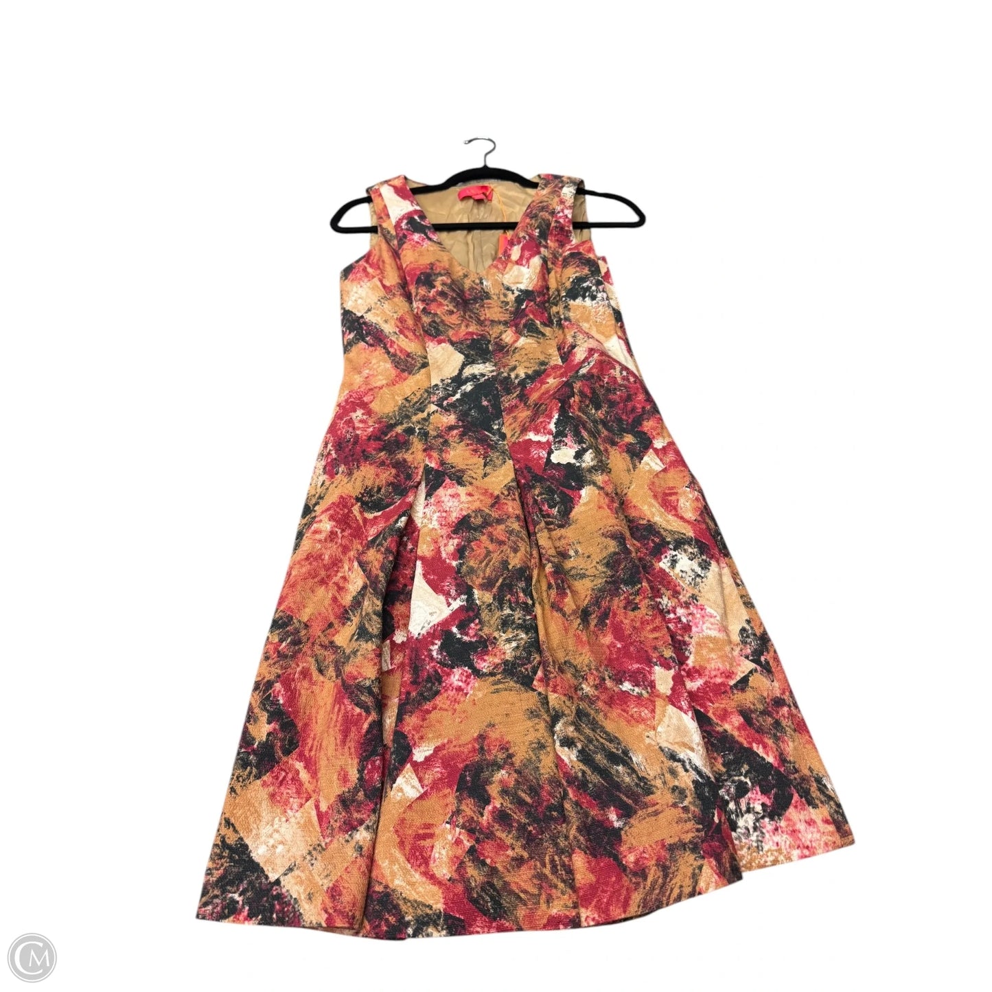 Dress Casual Midi By Clothes Mentor In Brown, Size: 6