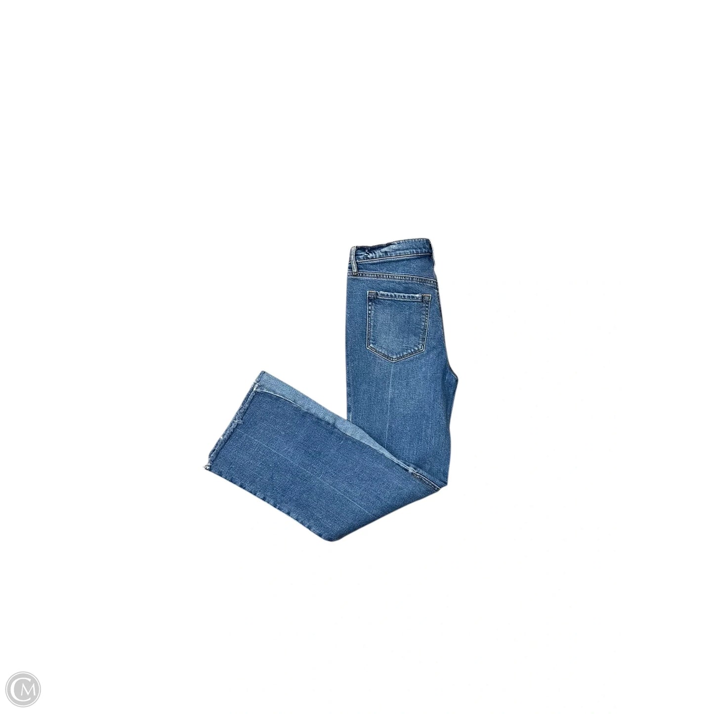 Jeans Cropped By Loft In Blue Denim, Size: 0