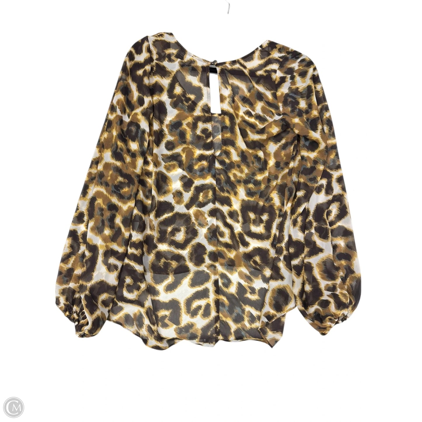 Blouse Long Sleeve By Show Me Your Mumu In Animal Print, Size: S
