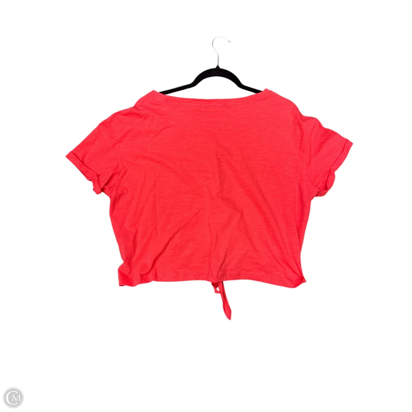 Top Short Sleeve By Molly Bracken In Pink, Size: Xl