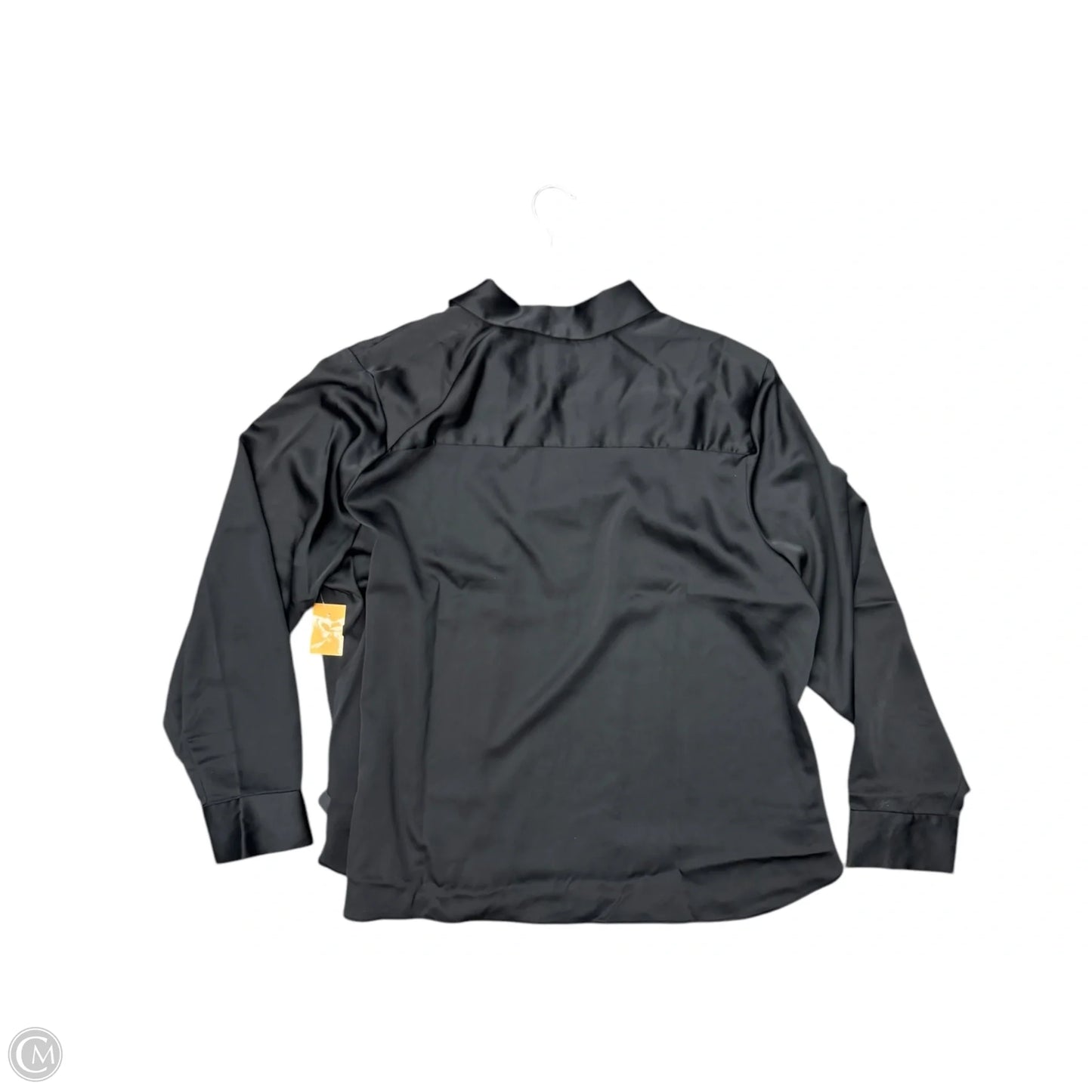 Blouse Long Sleeve By A New Day In Black, Size: 2x