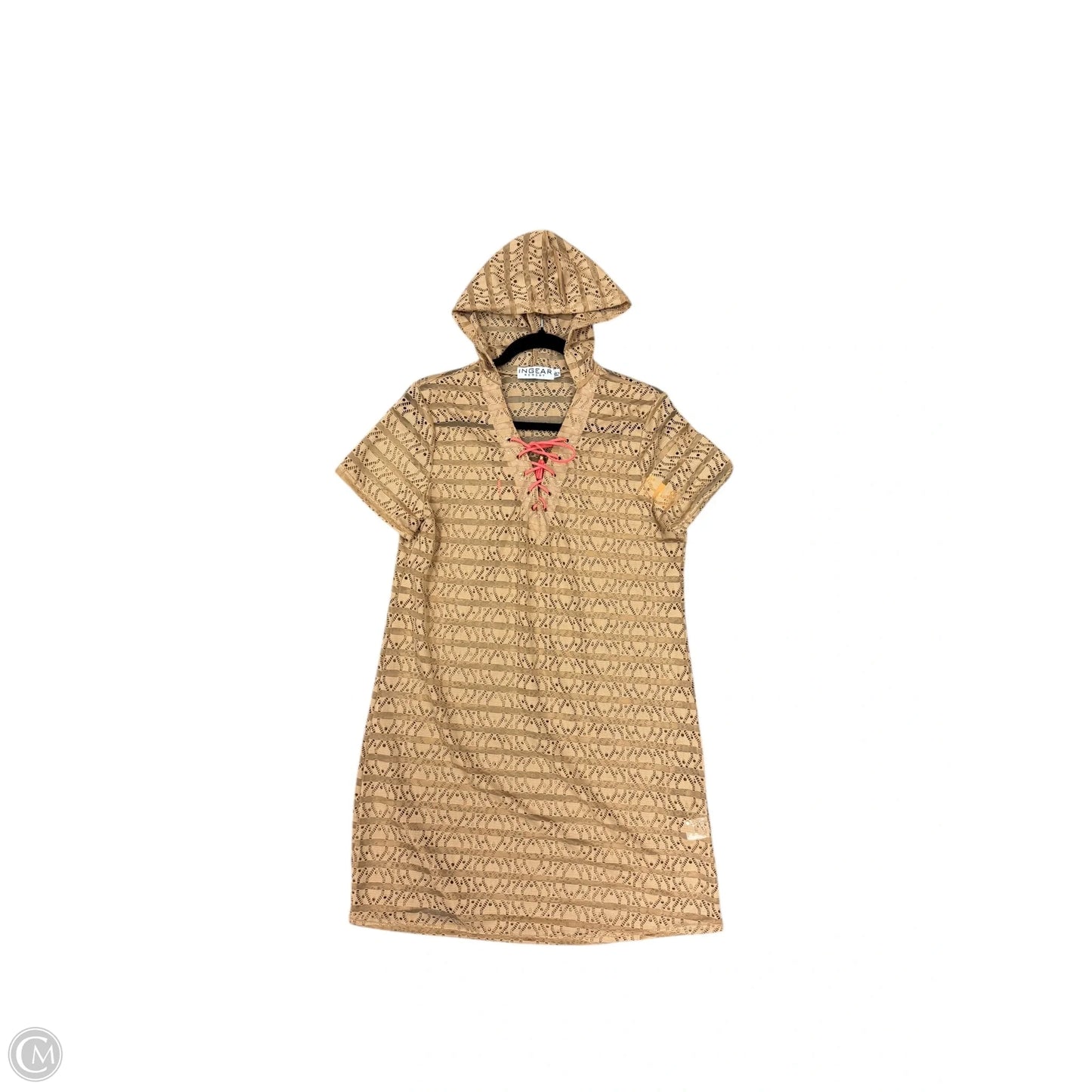 Swimwear Cover-up By Clothes Mentor In Tan, Size: L