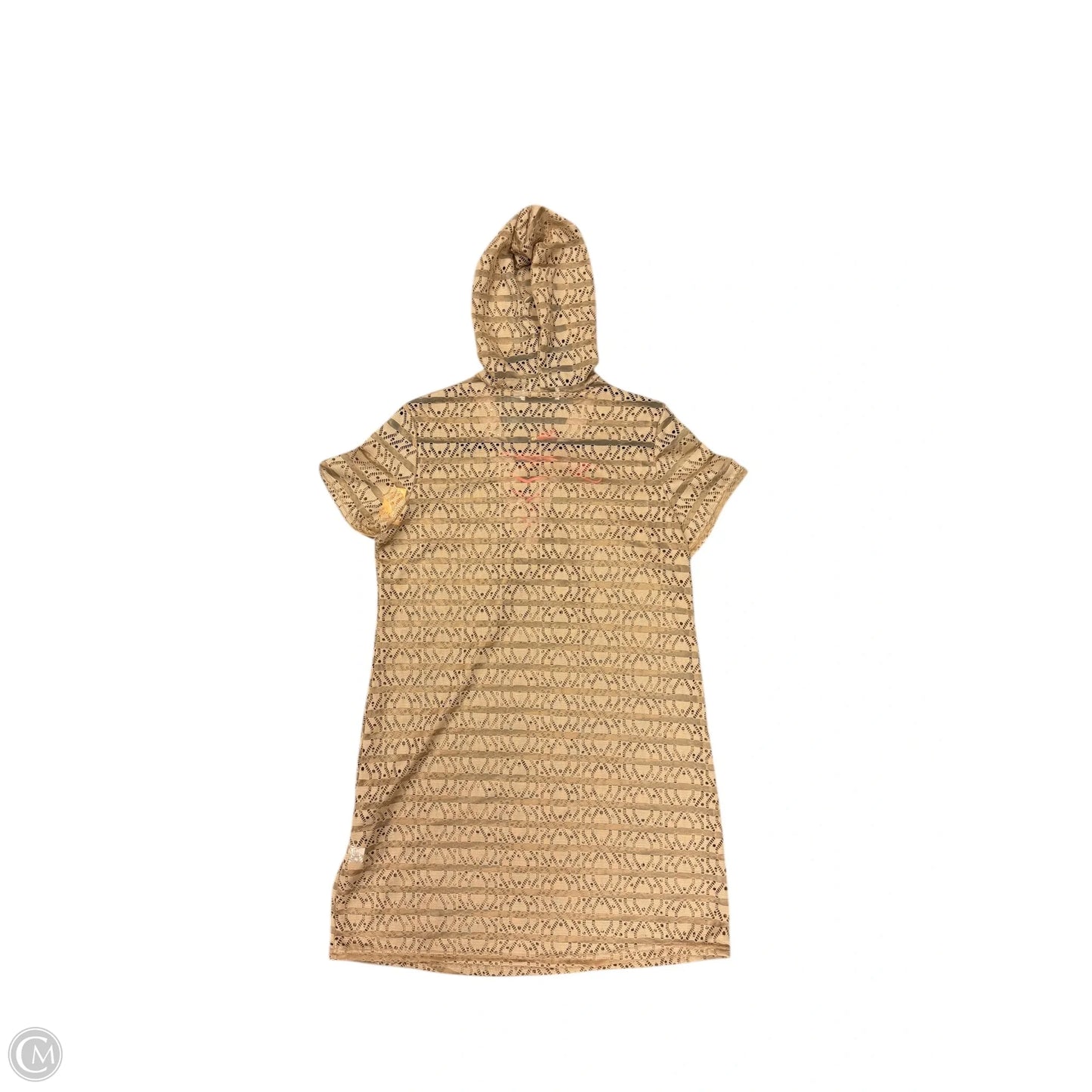 Swimwear Cover-up By Clothes Mentor In Tan, Size: L