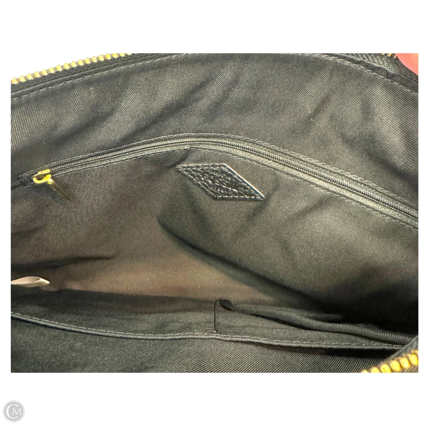 Handbag Leather By Fossil, Size: Medium