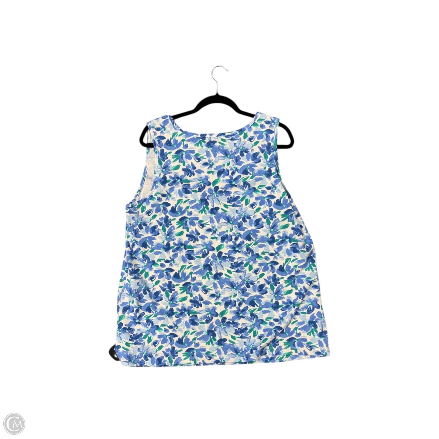 Tank Top By Clothes Mentor In Blue, Size: 1x
