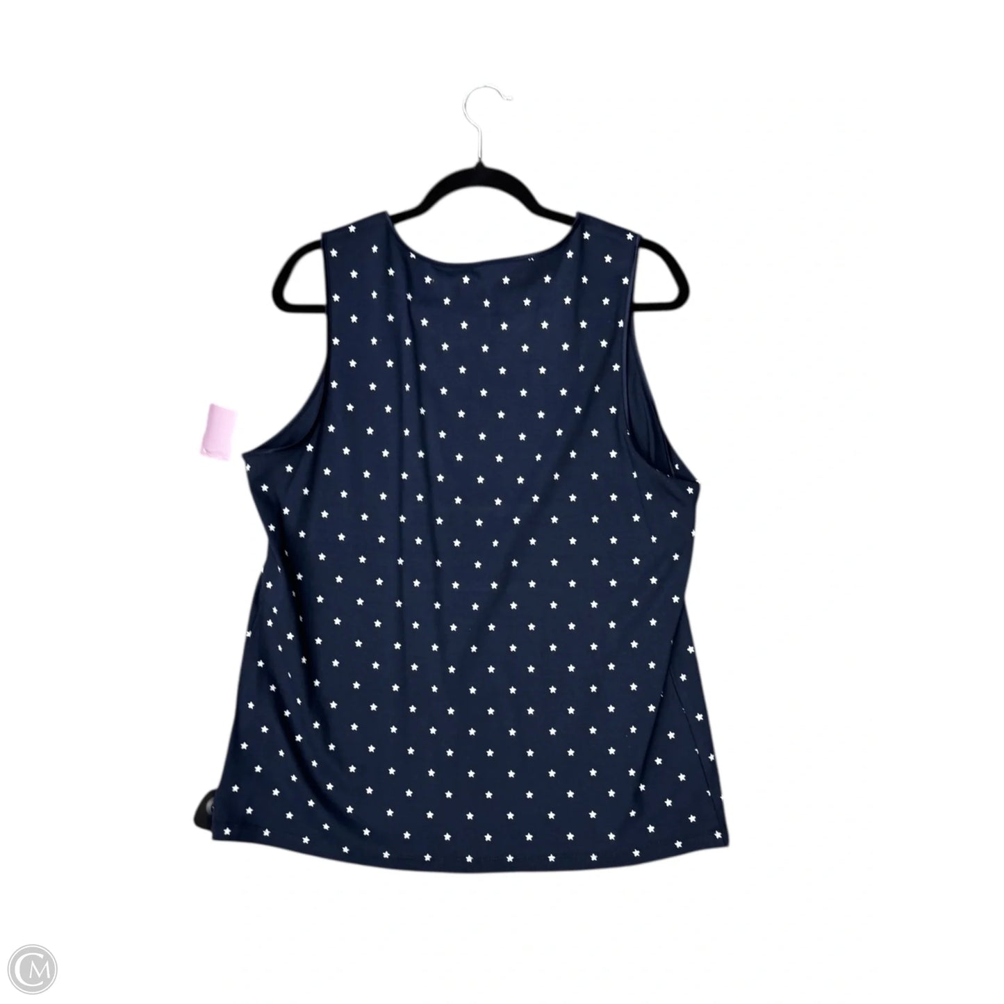 Tank Top By Cj Banks In Navy, Size: 1x