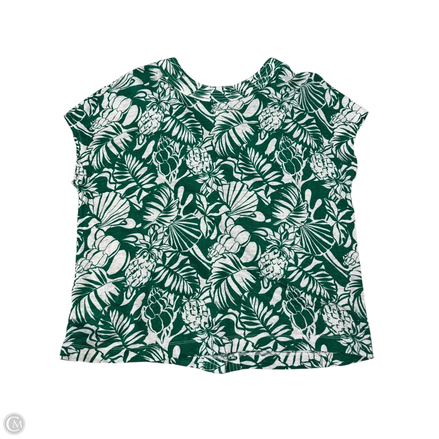 Top Short Sleeve By Joie In Green, Size: M