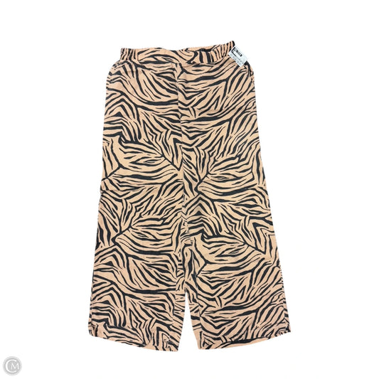 Pants Linen By Jane And Delancey In Zebra Print, Size: 4