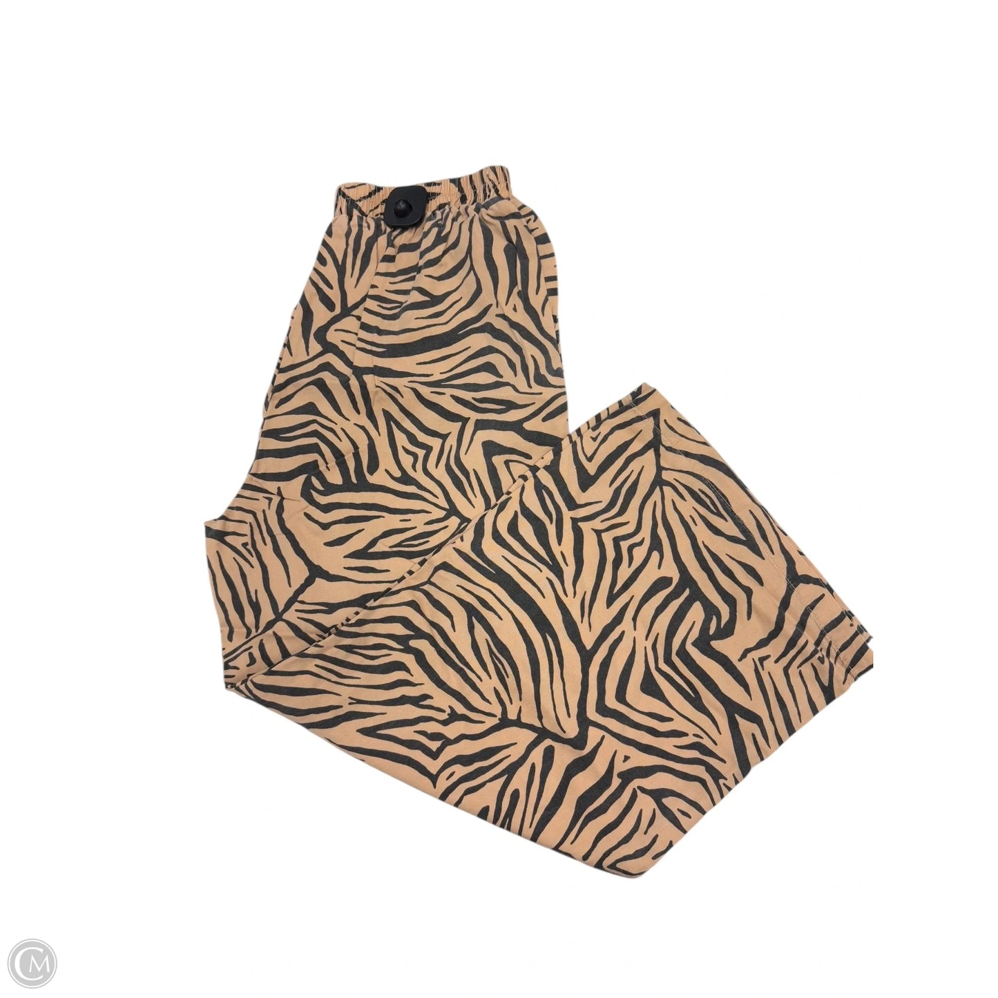 Pants Linen By Jane And Delancey In Zebra Print, Size: 4