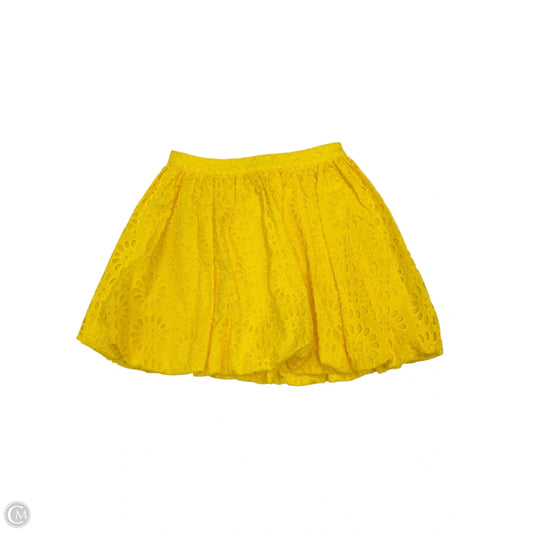 Skirt Mini & Short By Lilly Pulitzer In Yellow, Size: 0
